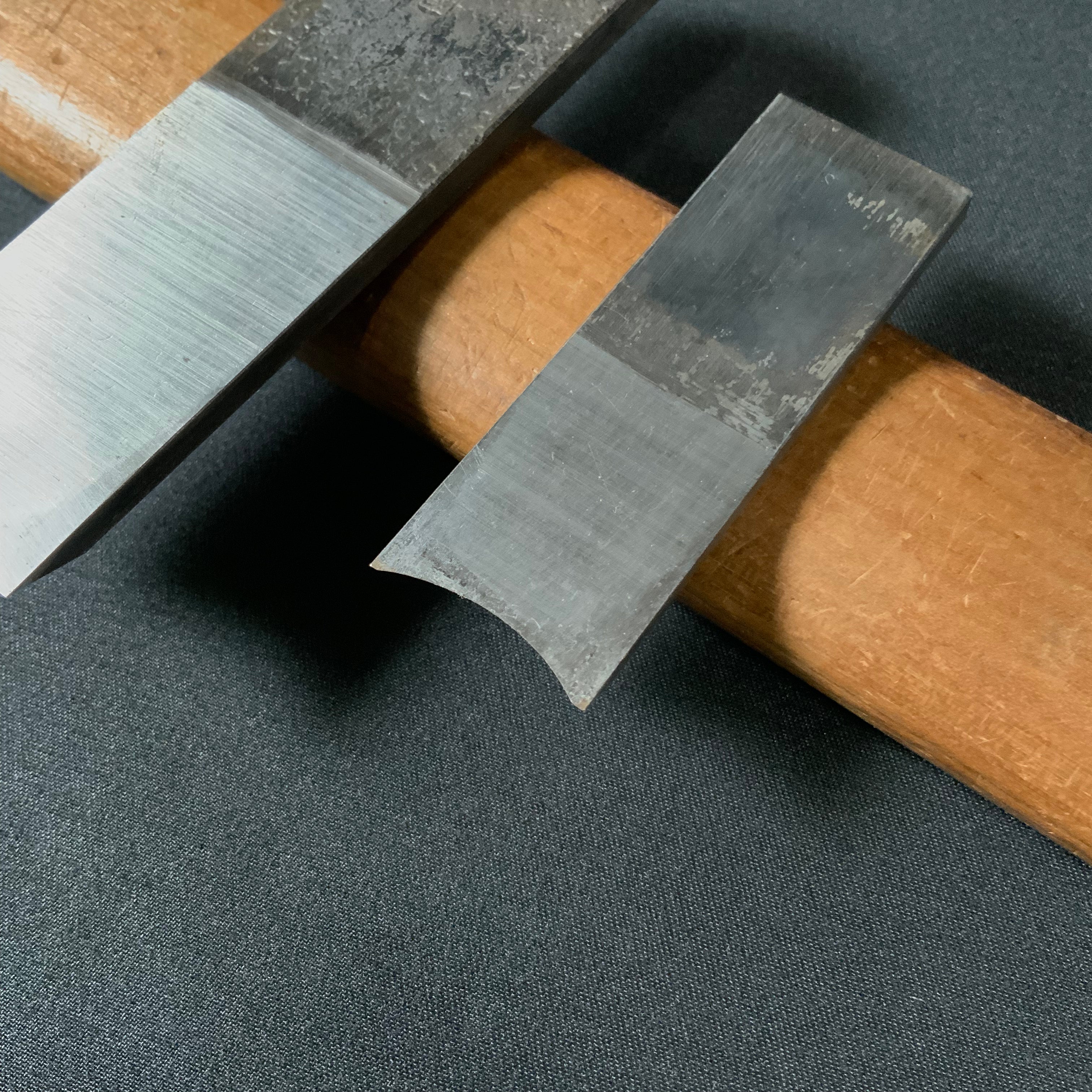 Rounding Plane Blue Steel (Uchimaru Kanna) made by Komori 小森作 内丸鉋合付 青紙鋼