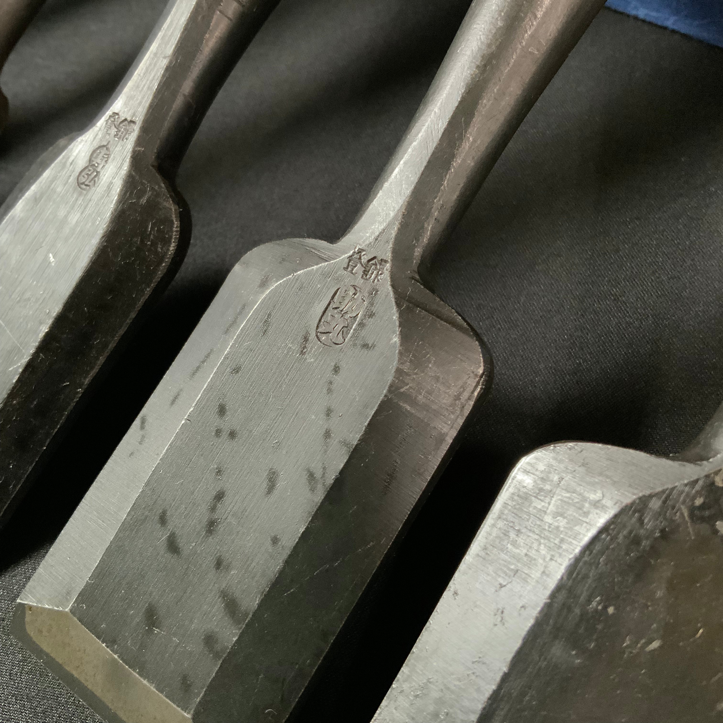 M192 Mixed set Bench chisels set for beginner by unknown smith バラ鑿合わせ 初心者におすすめ 追入組鑿 M192