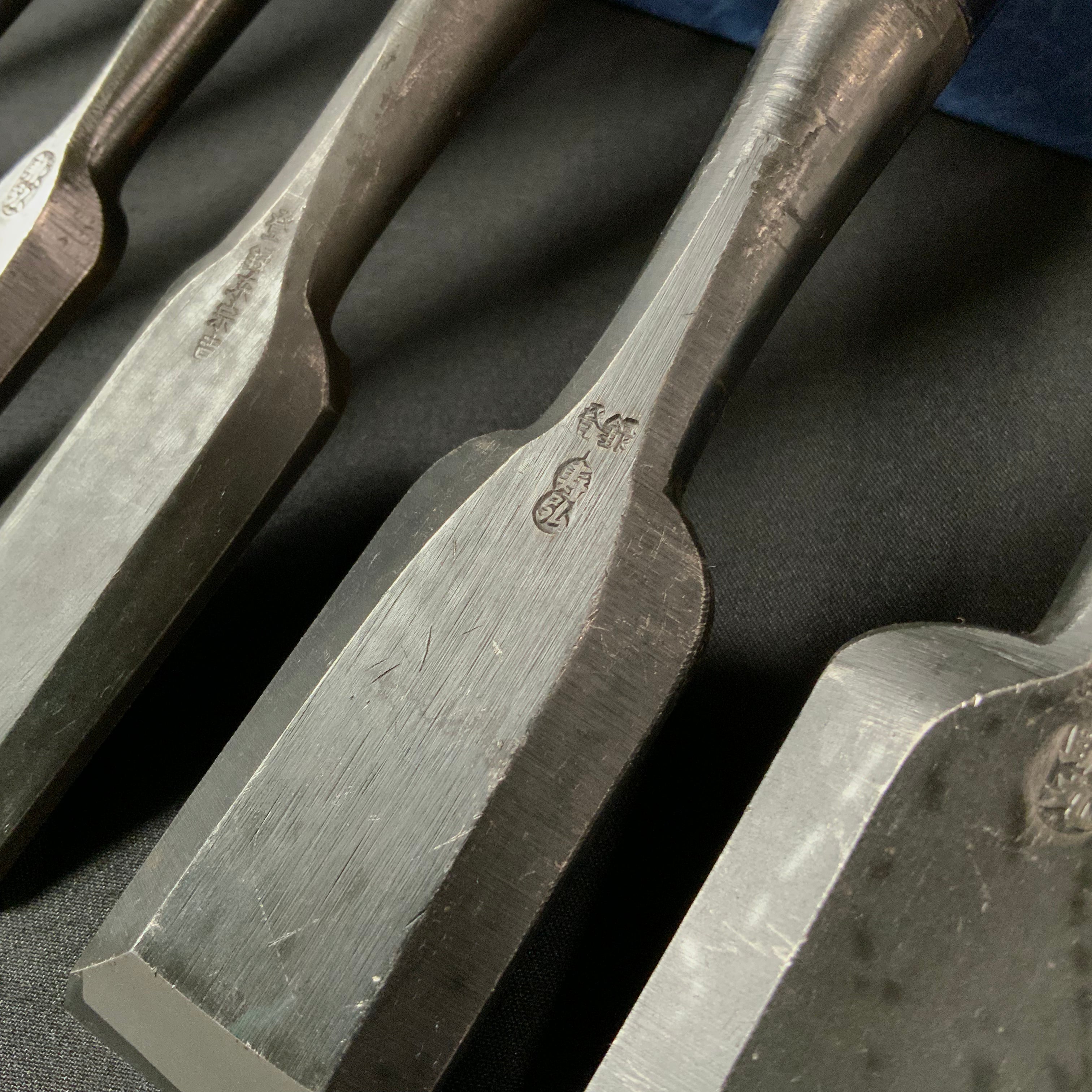 M192 Mixed set Bench chisels set for beginner by unknown smith バラ鑿合わせ 初心者におすすめ 追入組鑿 M192