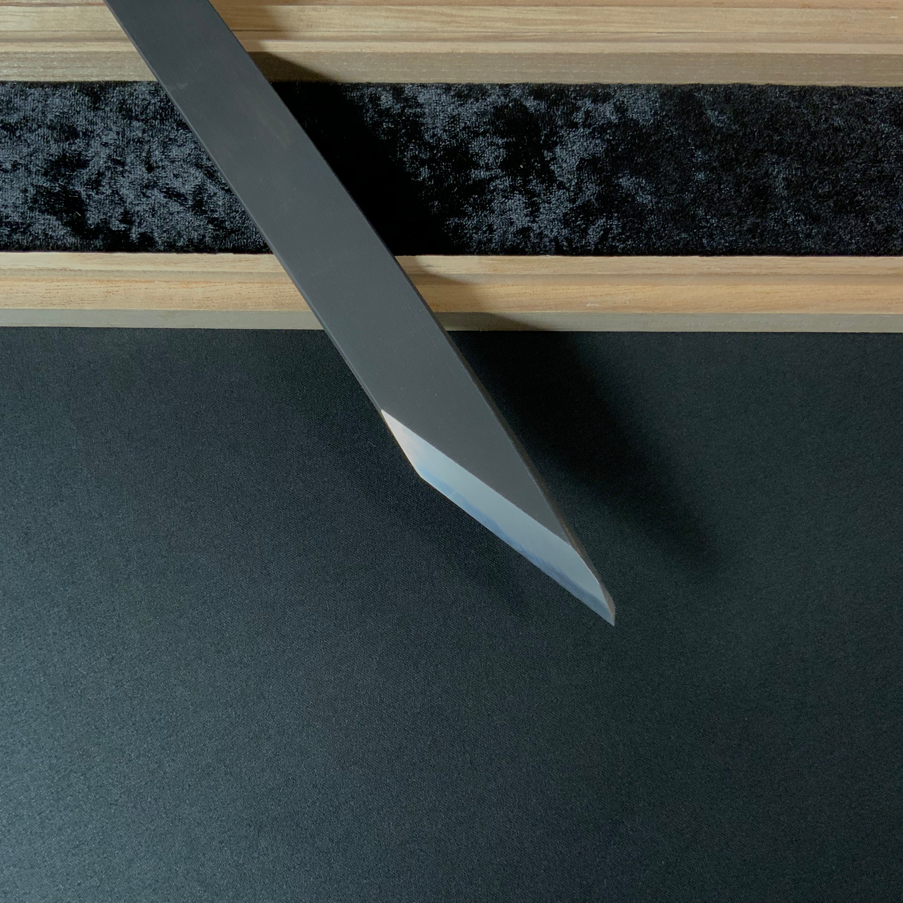 未 岩崎重義作 切出し小刀 21mm 右 Mi Kiridashi Knife by Shigeyoshi Iwasaki Right hand