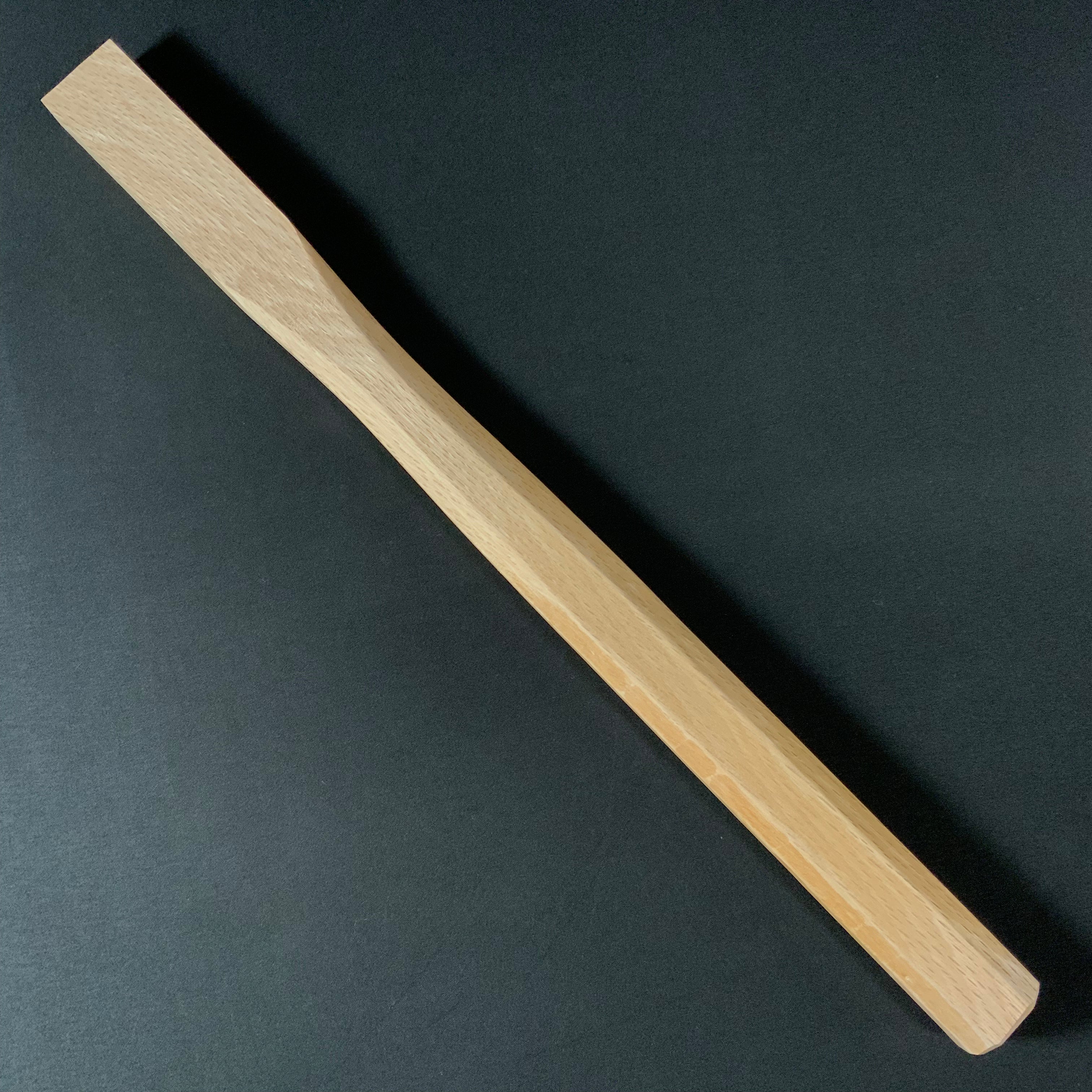 白樫 仮枠玄能柄 450mm Japanese Kariwaku hammer handles by Japanese white oak