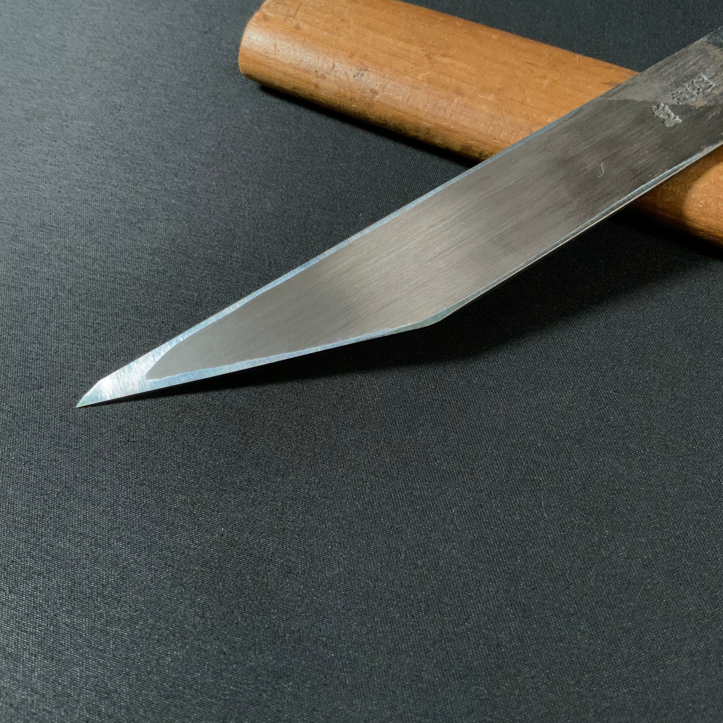 侊悦 切出小刀 鍛接 坂光作 24mm Kouetsu Kiridashi Kokatana with white steel forge welding by Sakamitsu