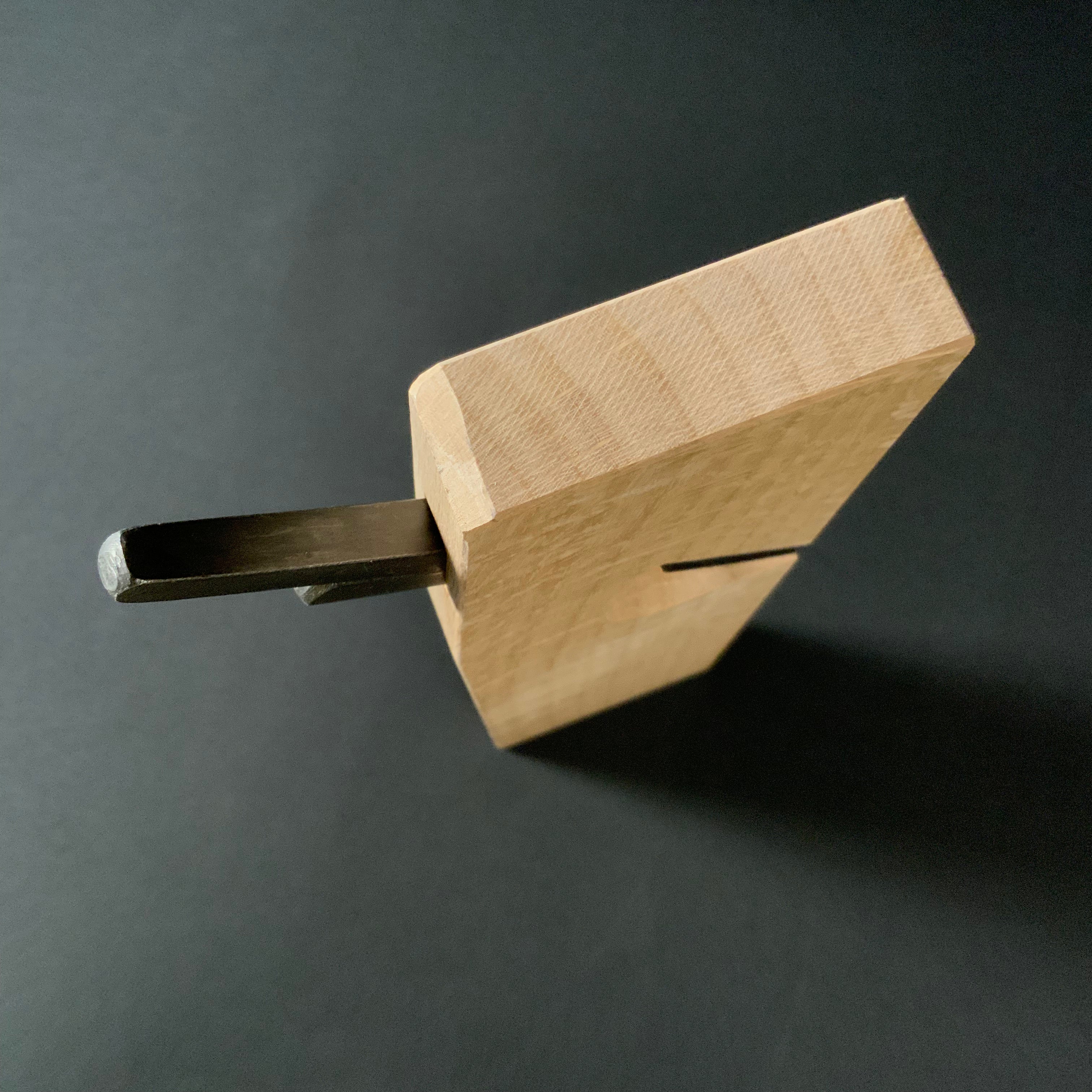 Kouetsu Bottom Plane(Sokotori kanna) with Blue steel By Komori 小森作 侊悦 底取鉋 21mm