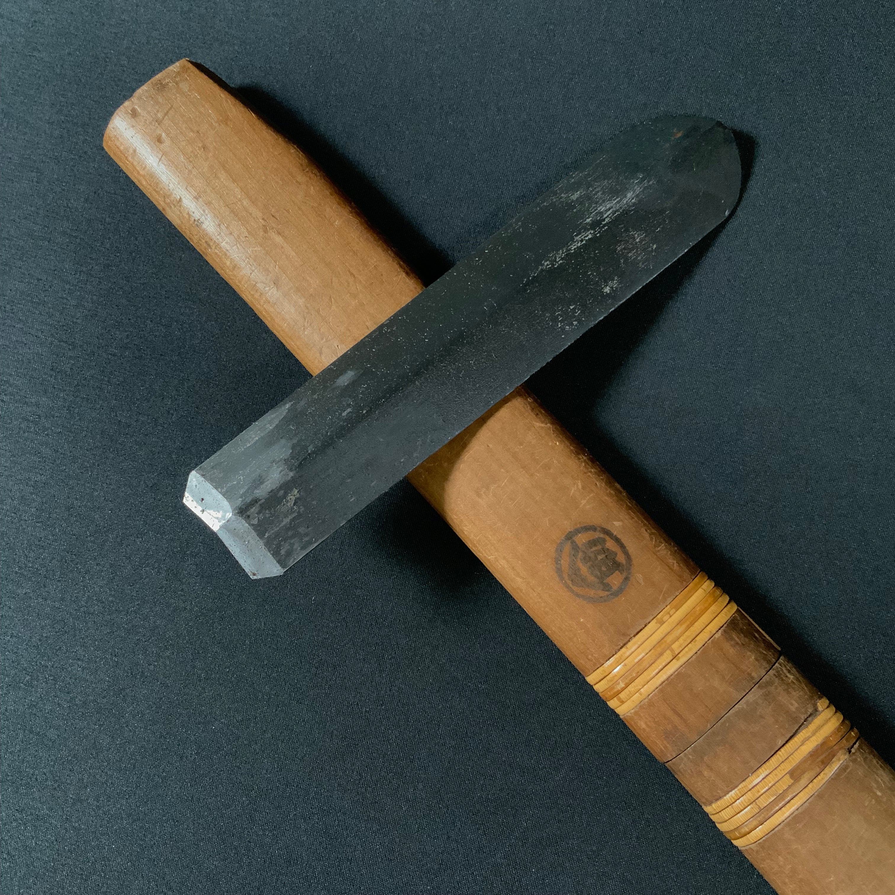 Ha Kanna Kumiko Kanna with white steel by Muneaki 葉鉋 組子用 120° 猪本台 宗秋刃