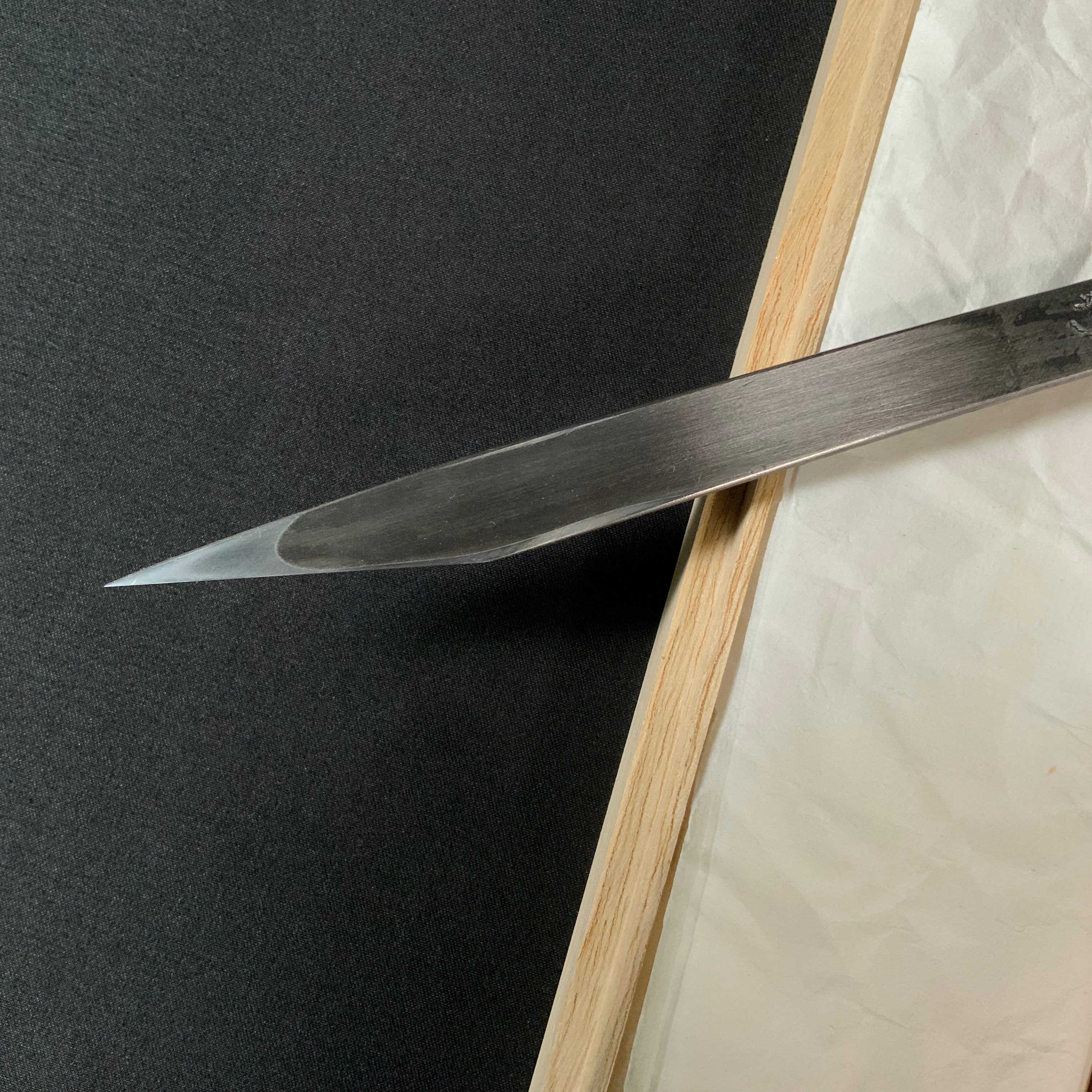 Mid-Autumn Right hand Kiridashi kinfe by Sozen Carving 中秋 素全作 切出し小刀 右 12mm