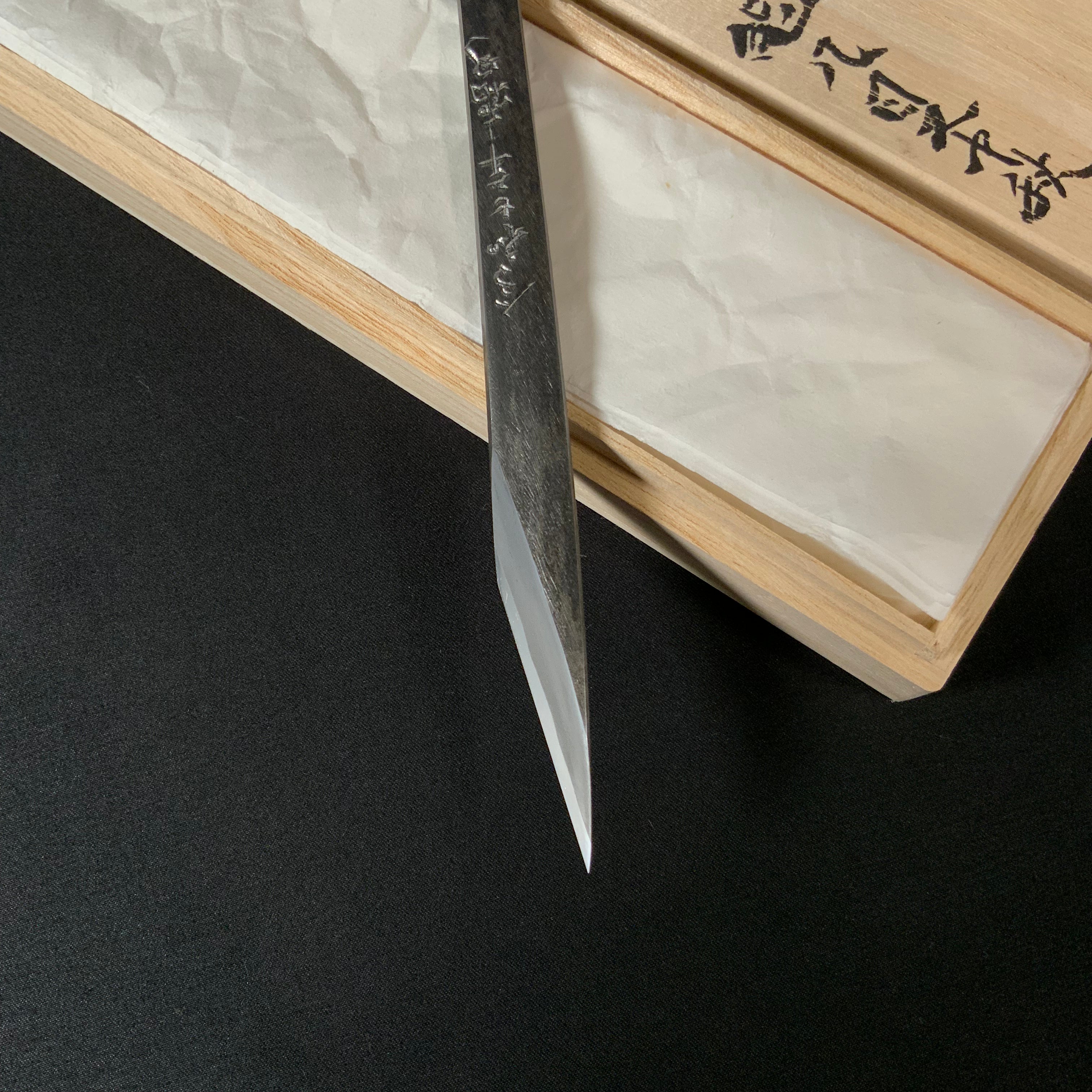Mid-Autumn Right hand Kiridashi kinfe by Sozen Carving 中秋 素全作 切出し小刀 右 12mm
