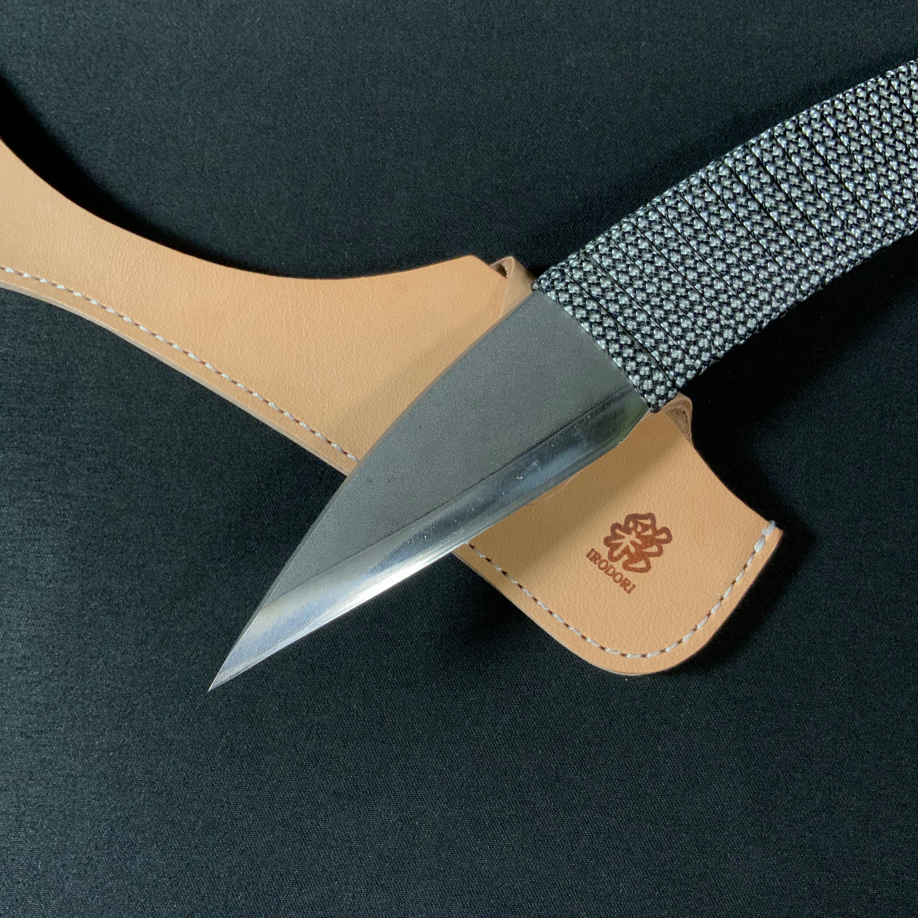平常心 道 ハイス木彫小刀 ~忍び刀~ Ninja Knife by Heijoshin Michi High Speed Steel Kiridashi