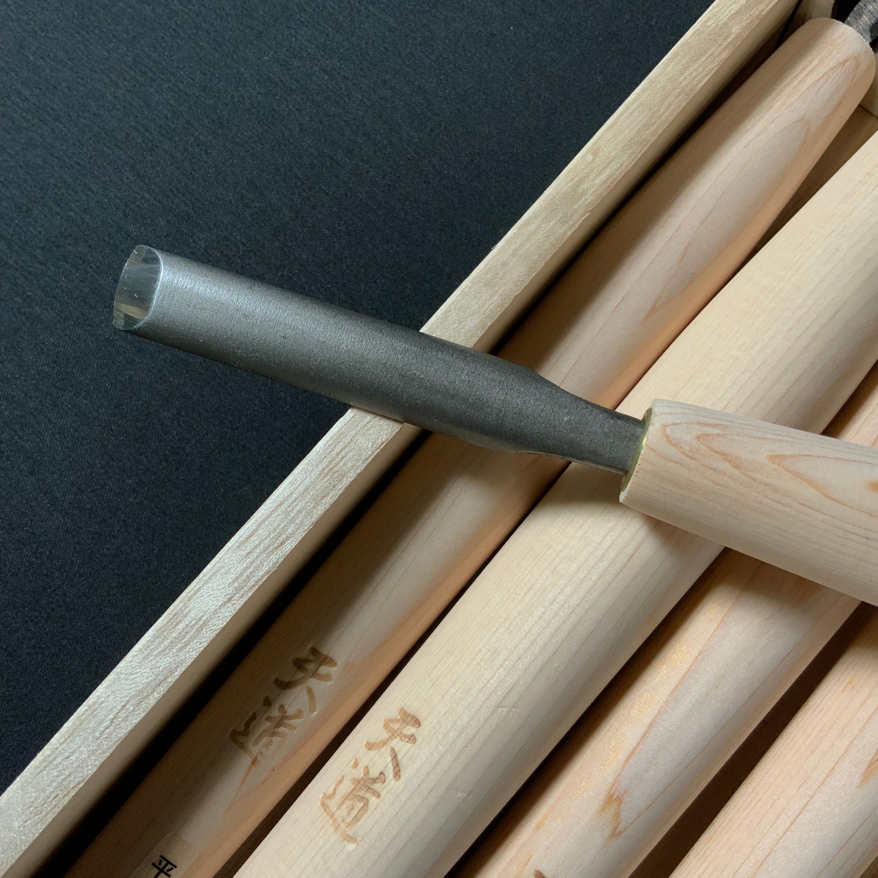 平常心 道 天道 ハイス小道具のみ7本組 Tendo Heijoshin Michi Hi Speed Steel carving Chisel set