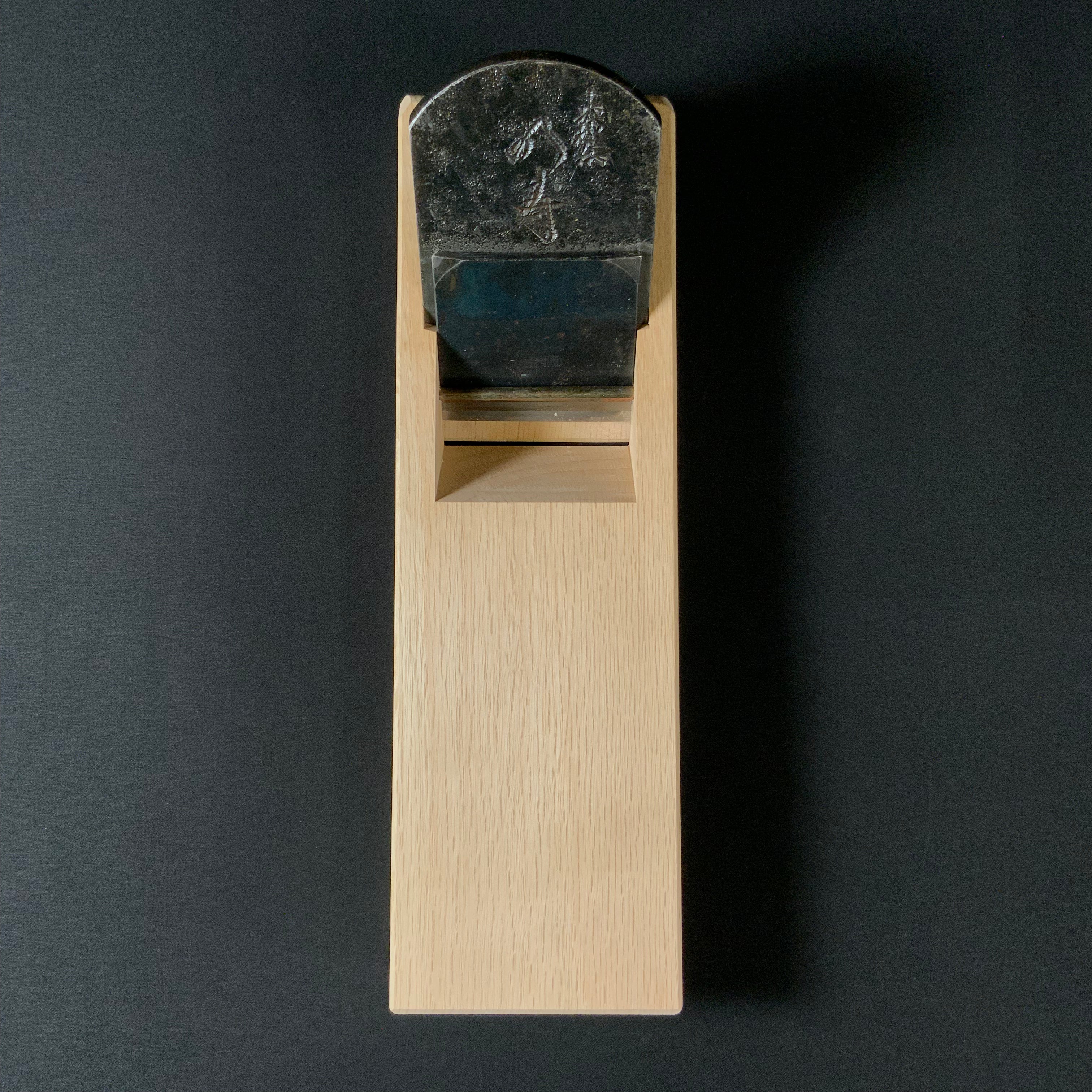 掘出し物 明寿 碓氷健吾作 仕上げ鉋 70mm Old stock Meiju Smoothing Plane(Kanna) by Usuikengo