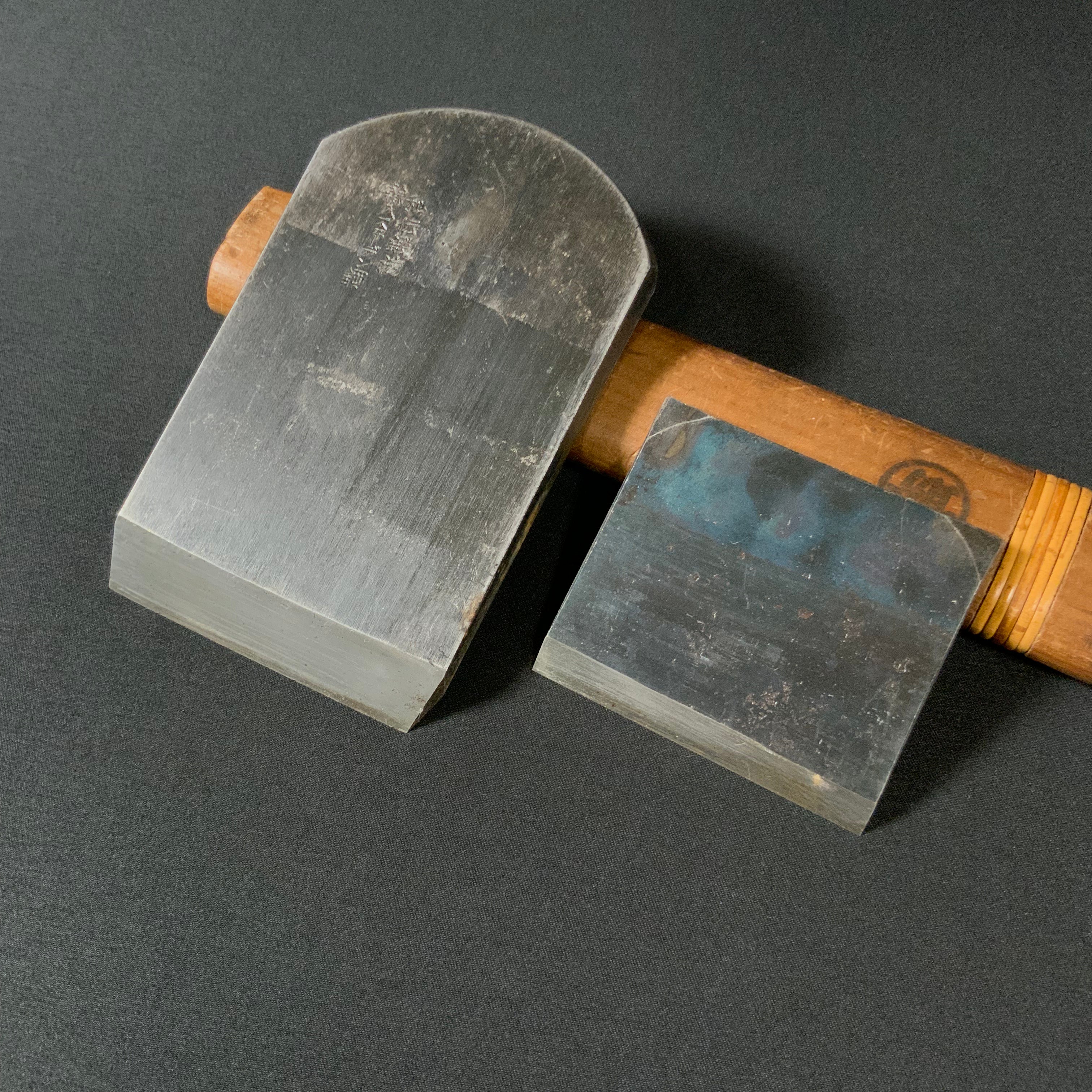 掘出し物 明寿 碓氷健吾作 仕上げ鉋 70mm Old stock Meiju Smoothing Plane(Kanna) by Usuikengo