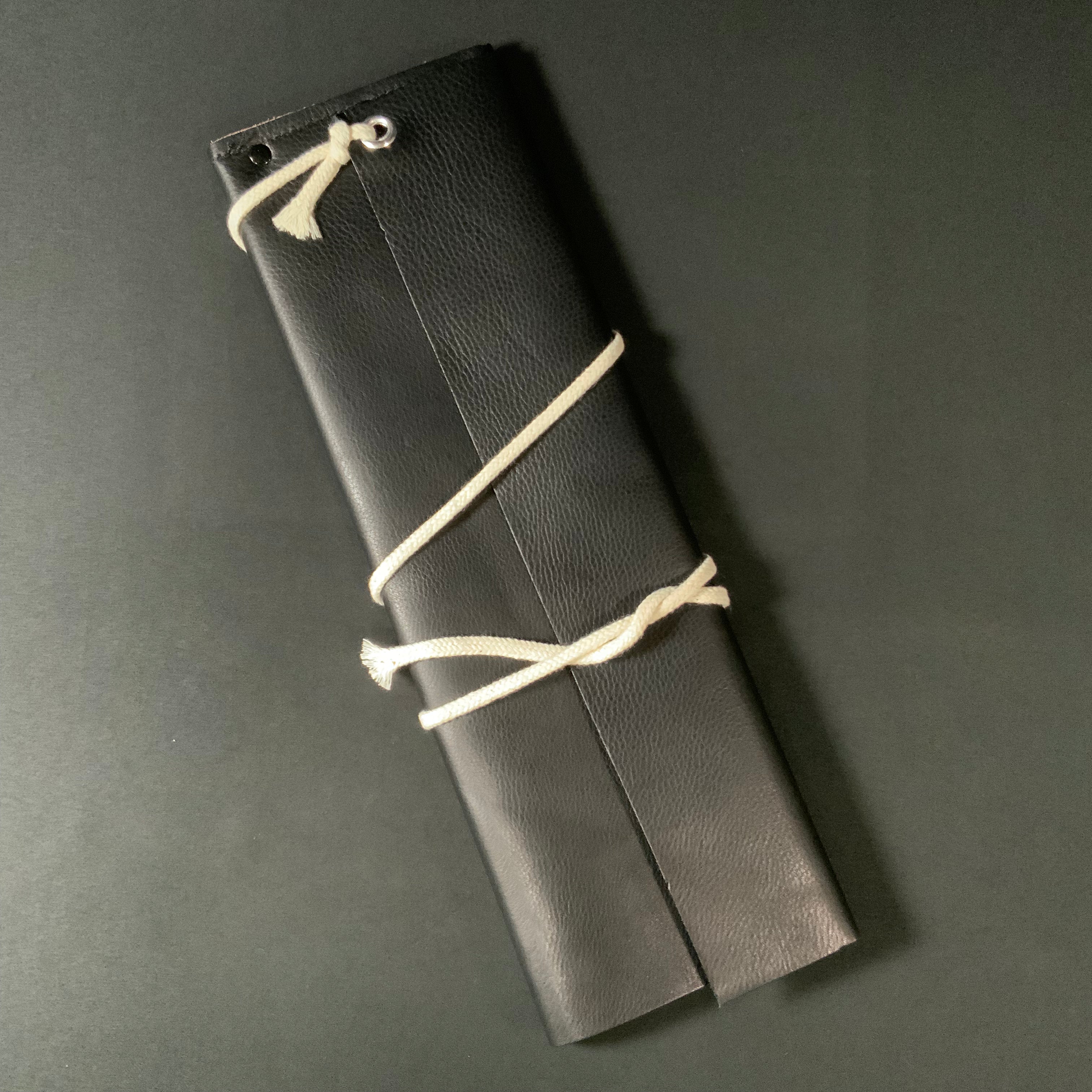 Daruma Saw Leather Cloth Bag 5pc / だるま 本革鋸巻 5丁用