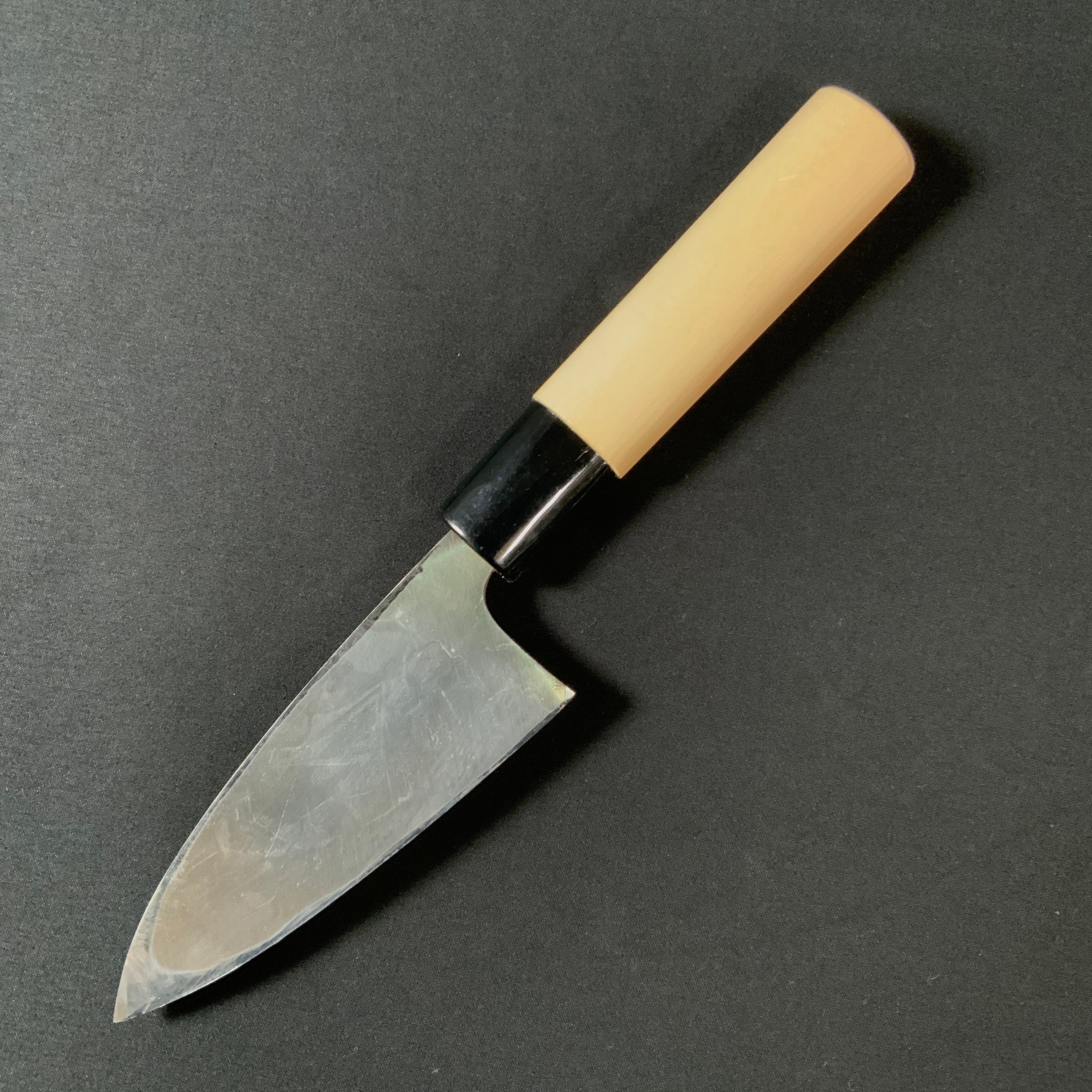 三木章 小出刃 片刃 105mm Mikisho Small Deba Knife Single Edge