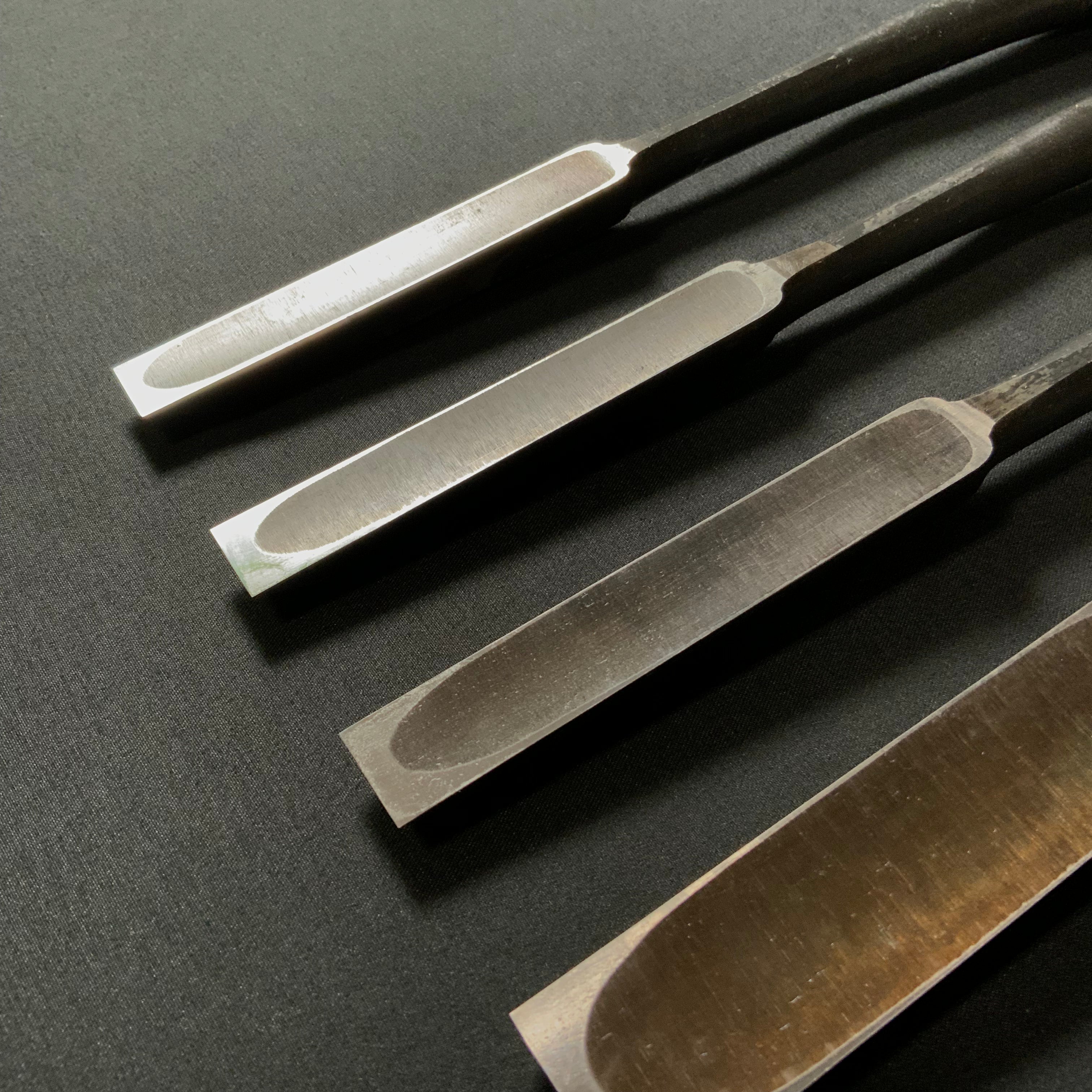 二治弘 穴屋鑿 今井忠太郎作 Nijihiro Slick Chisels by Chuutarou Imai