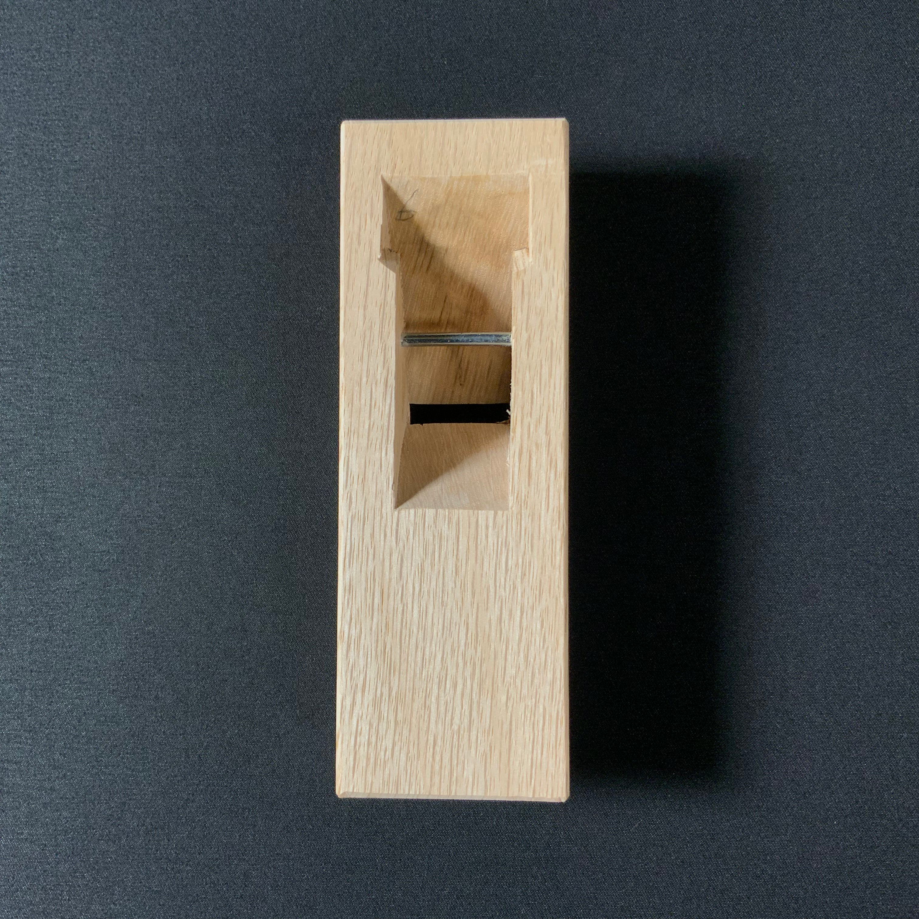 #2 天弘 関川誠吉作 豆反鉋 和鉄 Tenhiro Mini Compass Plane (Watetsu) by Seikichi Sekikawa