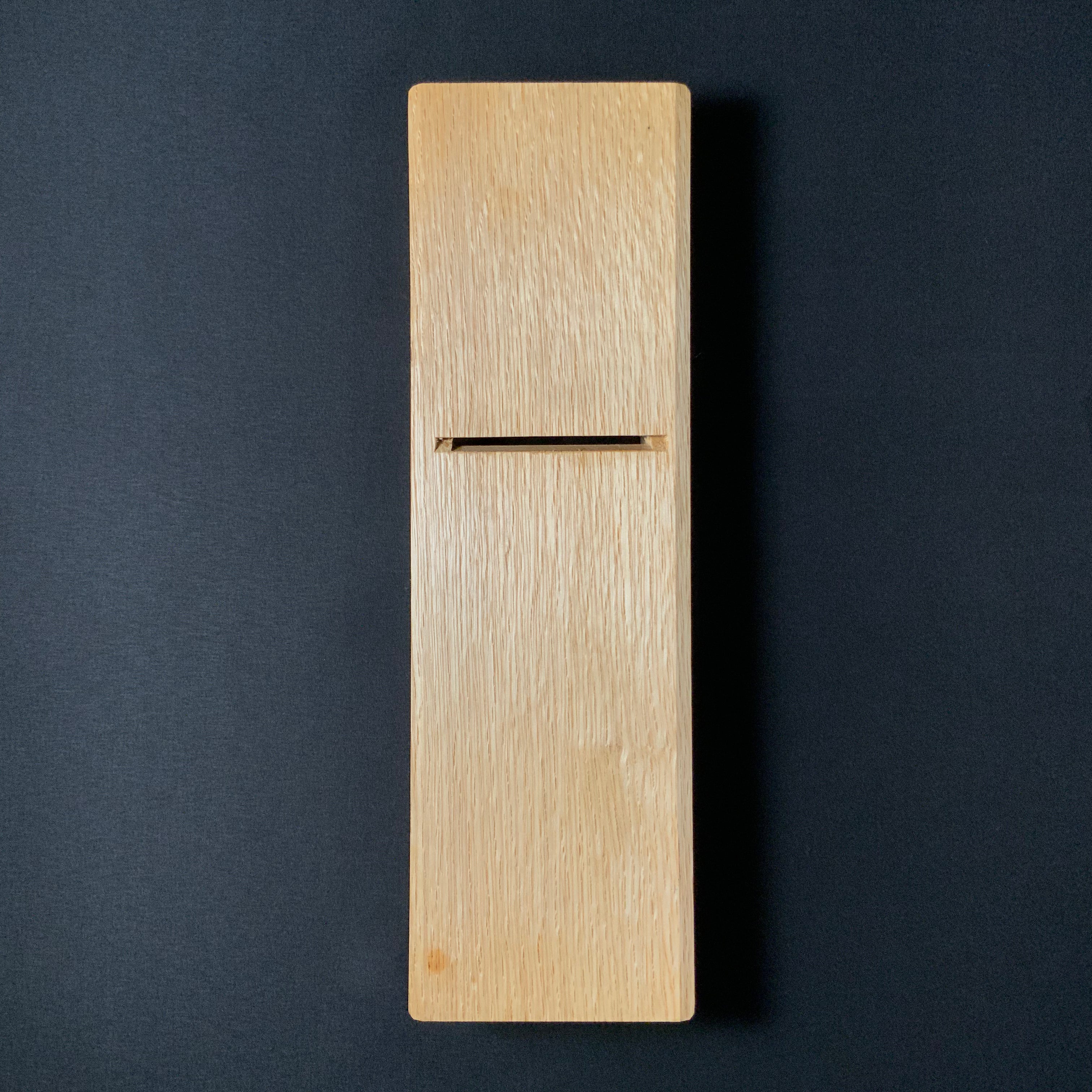 Old Stock Montsunesaburo Smoothing Plane (Kanna) with Special Carbon Steel 掘出し物 紋常三郎 二代目作 仕上鉋 特殊炭素鋼 70mm