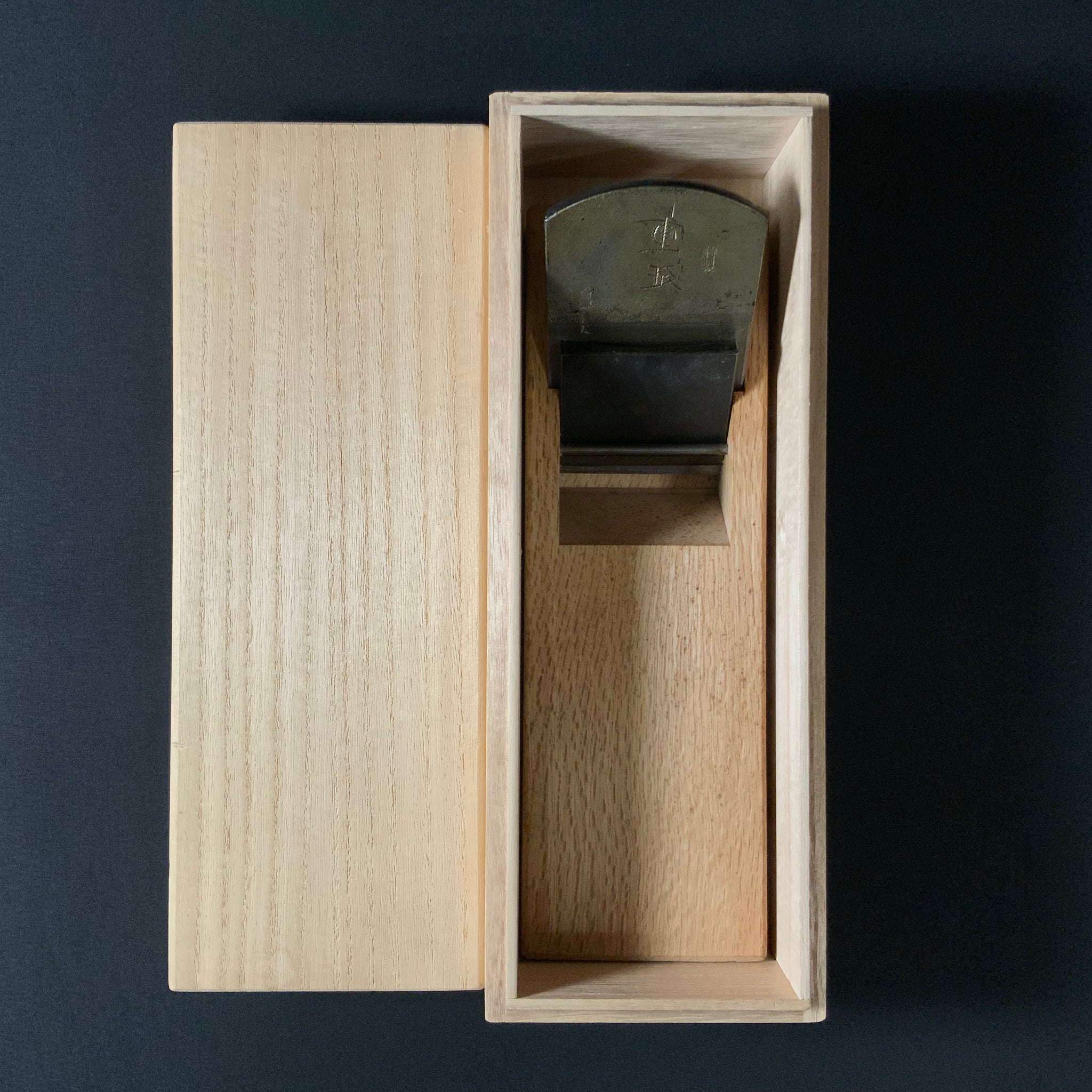 掘出し物 重延 長嶺喜好作 仕上げ鉋 70mm Shigenobu Vintage Smoothing