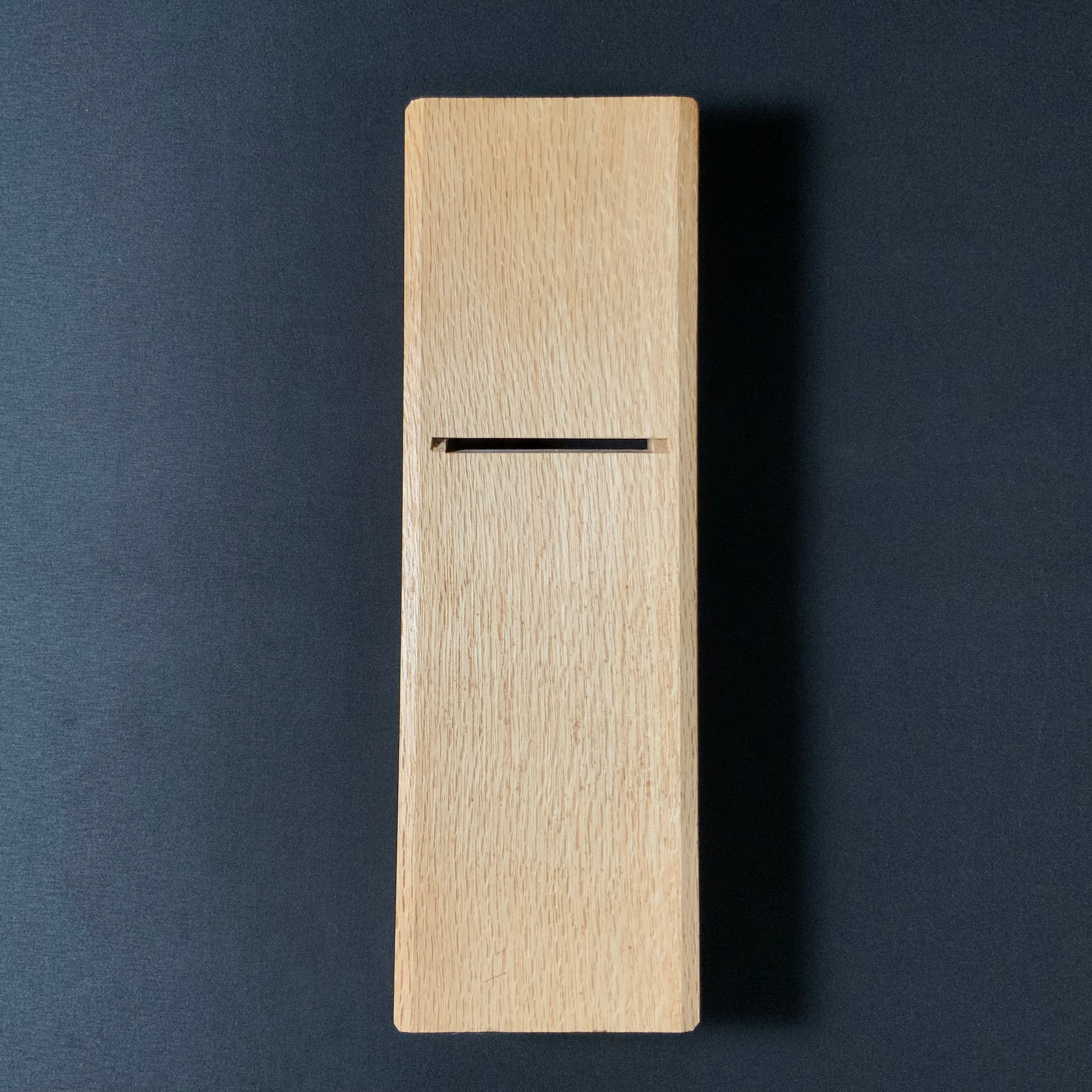 掘出し物 重延 長嶺喜好作 仕上げ鉋 70mm Shigenobu Vintage Smoothing Plane (Kanna) by Kiyoshi Nagamine