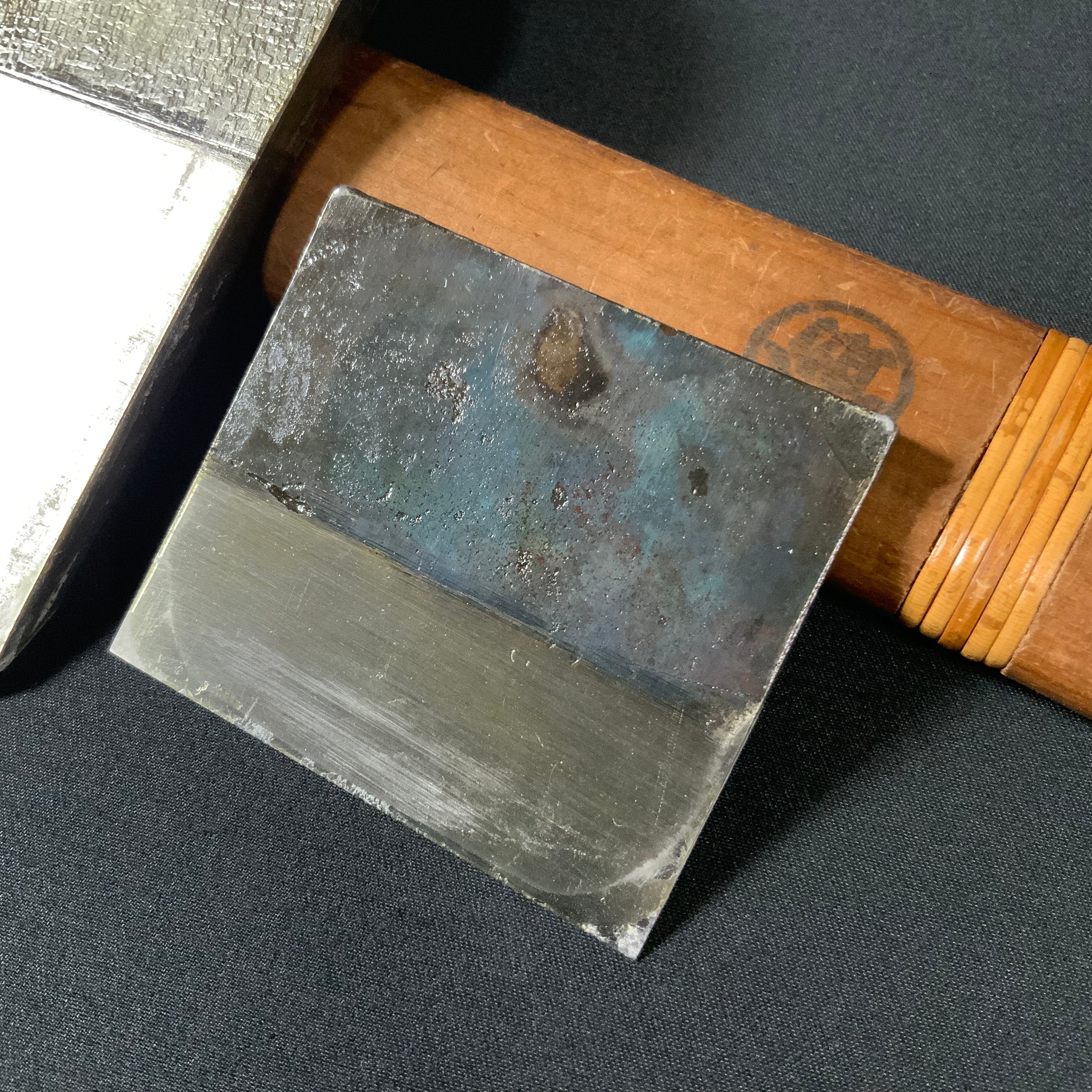 掘出し物 秀雄 十一代目 石堂秀雄作 仕上げ鉋 Old stock Hideo eleventh generation Teruhide Smoothing Plane (Kanna)