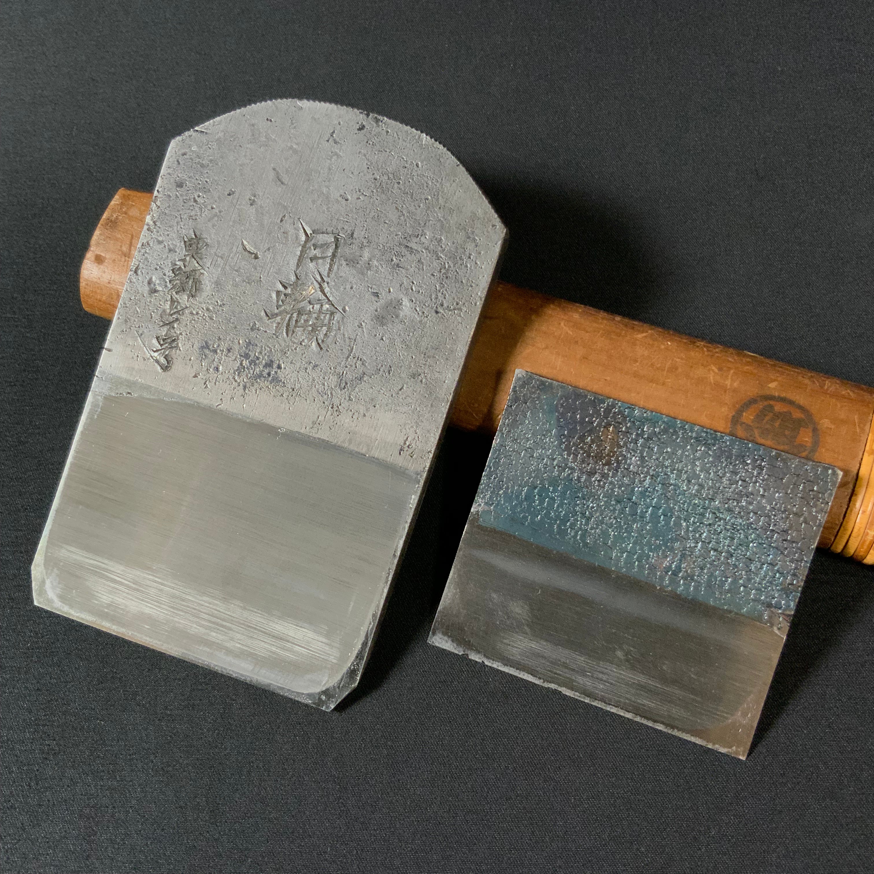 #2 Gachirin Tsunesaburo Smoothing Plane (Kanna) with Super White steel Mokume 月輪 (がちりん) 二代目作 常三郎 木目仕上鉋 青紙スーパー鋼 70mm