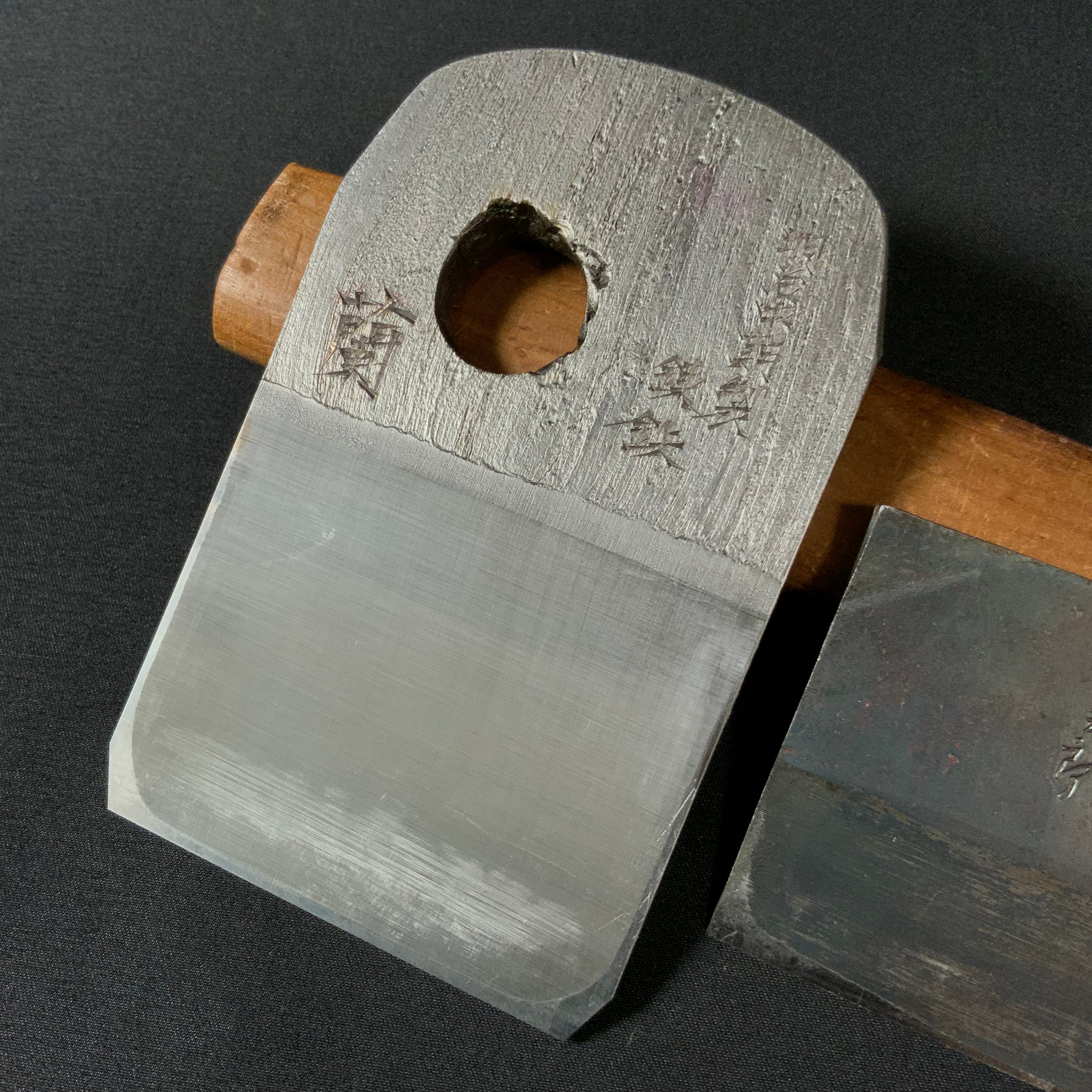 Ran Ana no Kannna Tsunesaburo Smoothing Plane (Kanna) 蘭 穴の鉋 常三郎 仕上鉋 特殊鋼 70mm