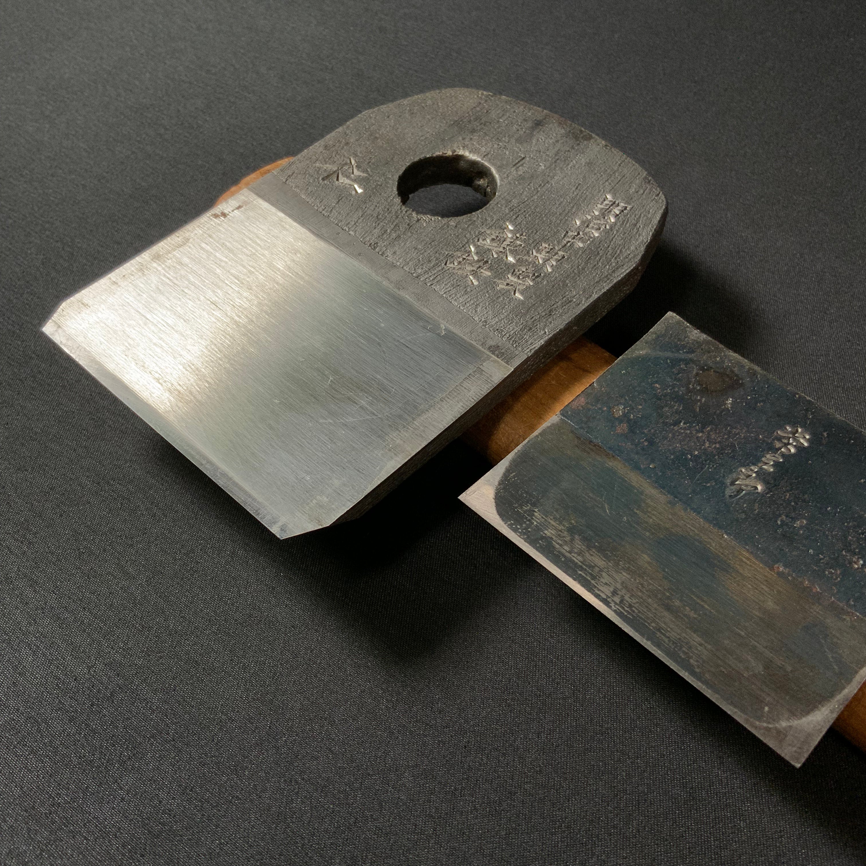 #3Jin Ana no Kannna Tsunesaburo Smoothing Plane (Kanna) 仁 穴の鉋 常三郎 仕上鉋 特殊鋼 70mm