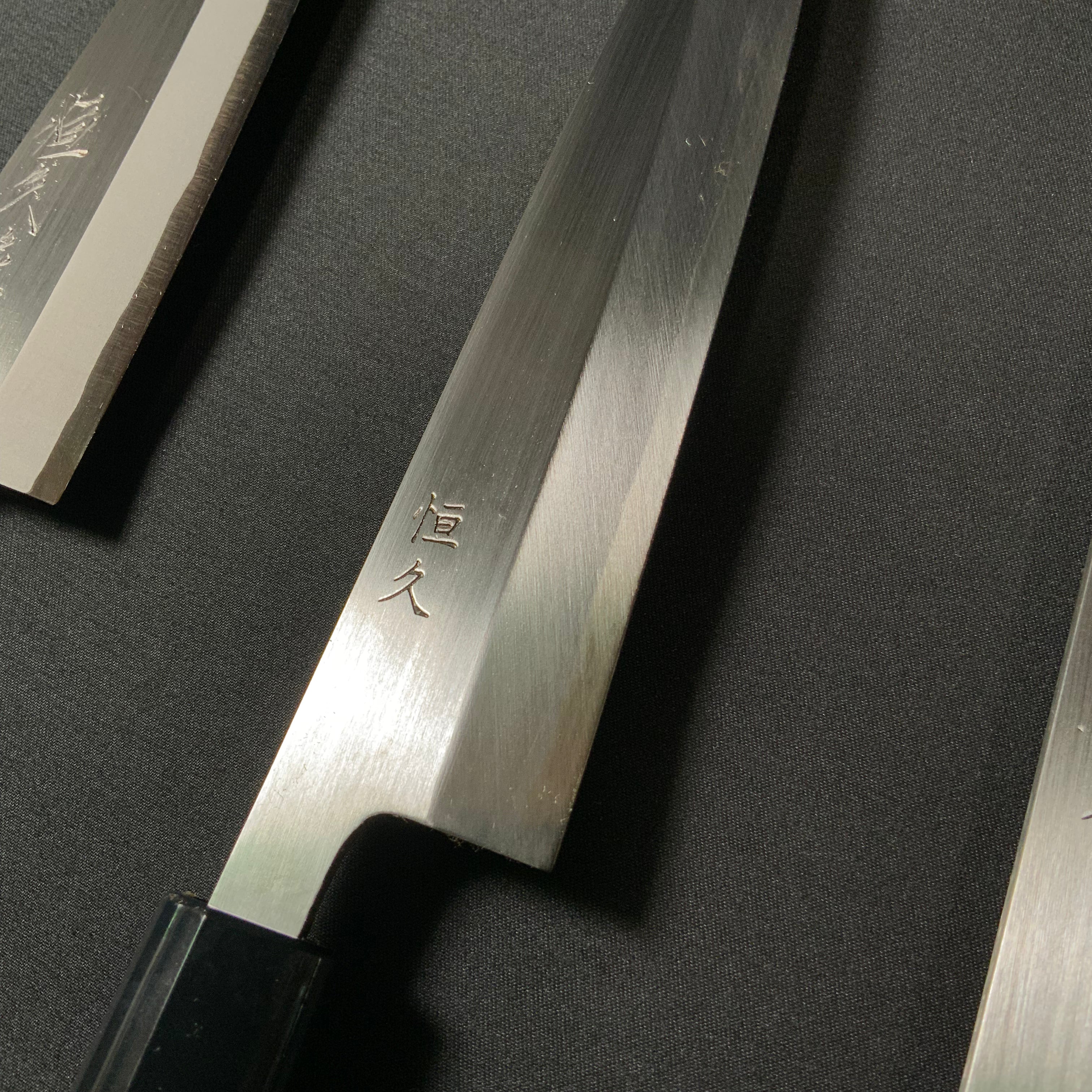 恒久作 イカ裂き包丁 磨き仕上 SK鋼鍛接 Tsunehisa Ikasaki(Squid-Slicing) Knife