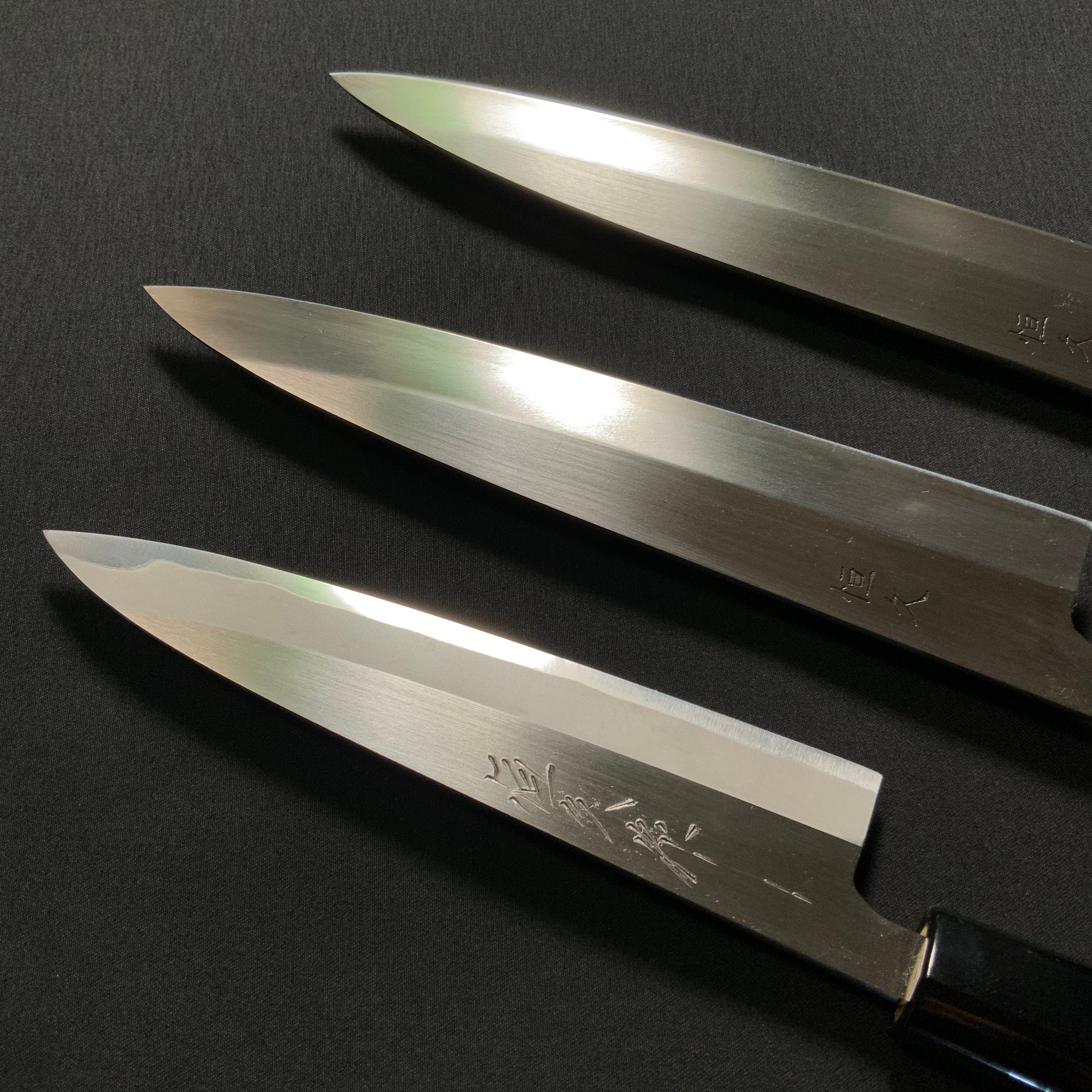 恒久作 イカ裂き包丁 磨き仕上 SK鋼鍛接 Tsunehisa Ikasaki(Squid-Slicing) Knife