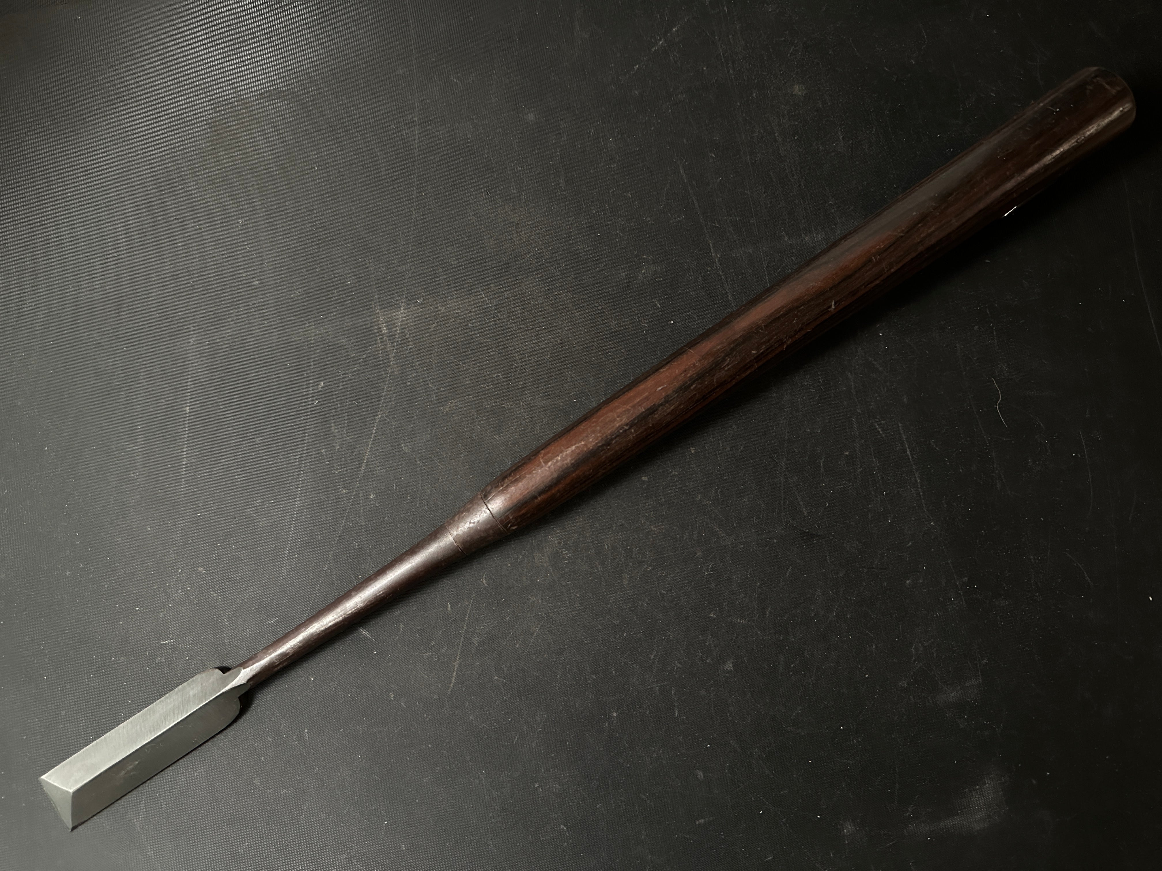 Old Stock Dovetail Paring chisels with white steel *******掘出し物 シノギ薄鑿 Usunomi 24mm