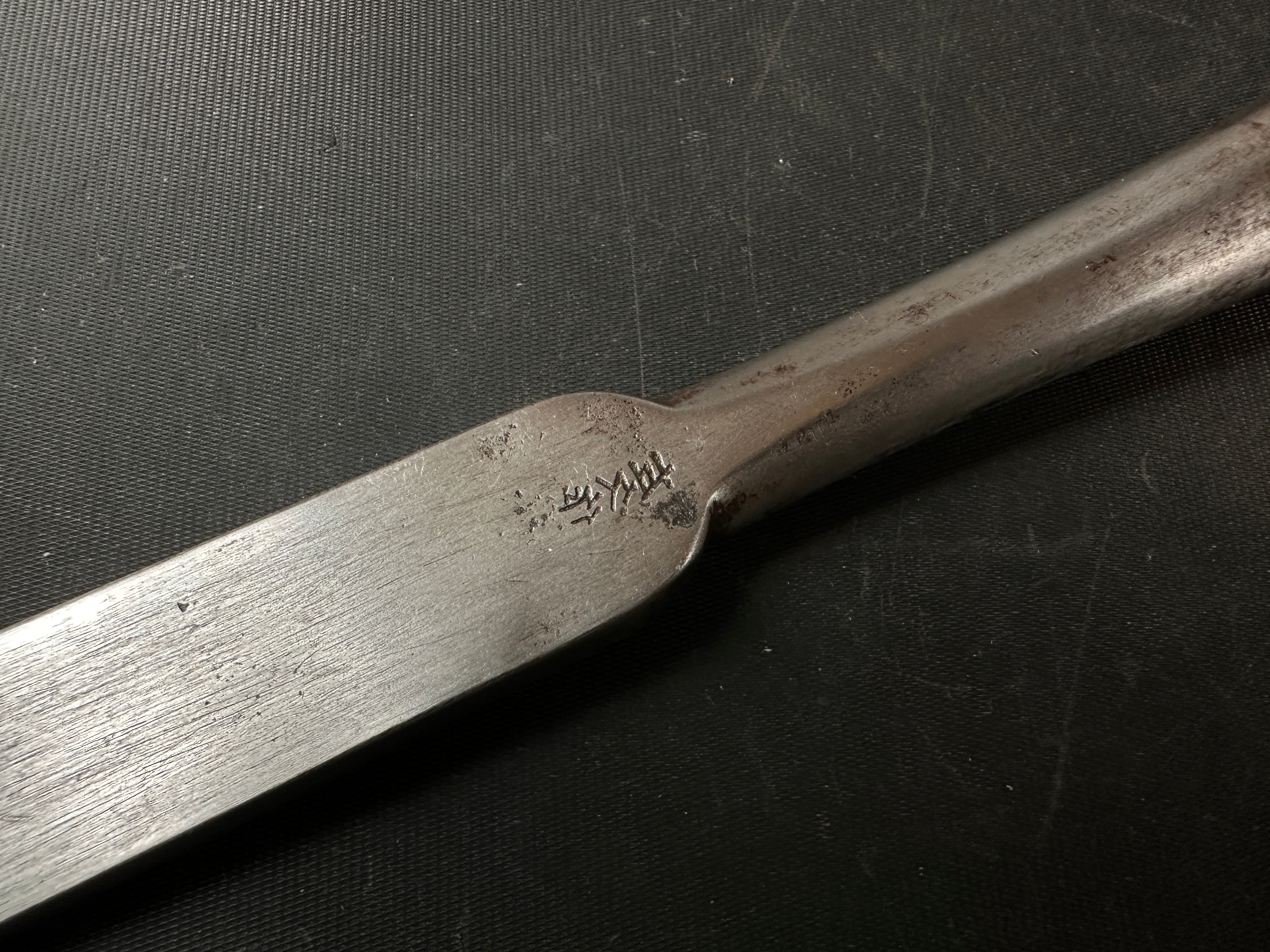 Used Hidarihisasaku Slick Chisels  (Ootsuki-nomi, Hontsuki-Nomi)   中古品  左久作 池上喬庸氏 和鉄  本突き鑿 24mm