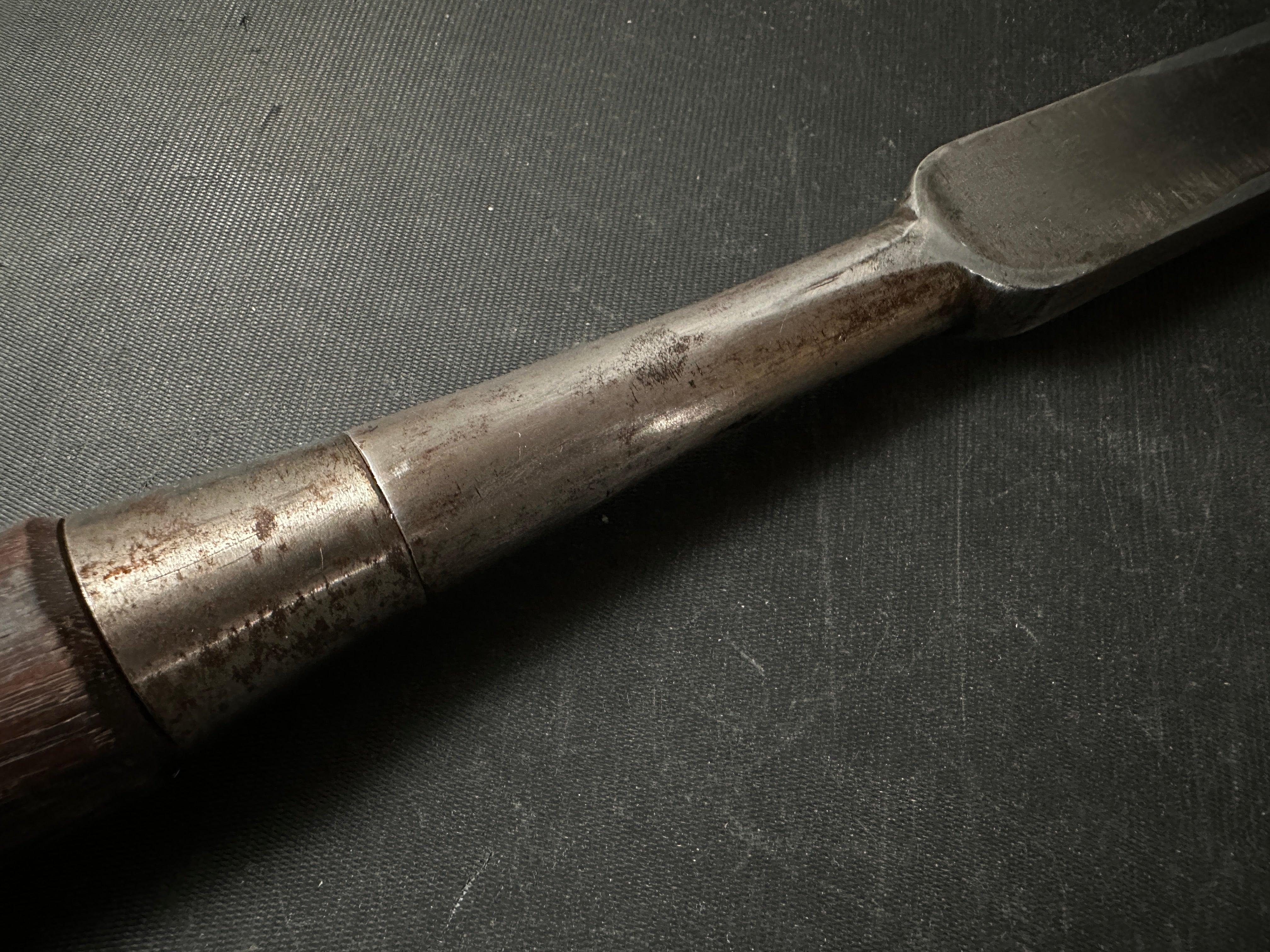 Used Hidarihisasaku Slick Chisels (Ootsuki-nomi, Hontsuki-Nomi) 中古品 左久作 池上喬庸氏 和鉄 本突き鑿 24mm