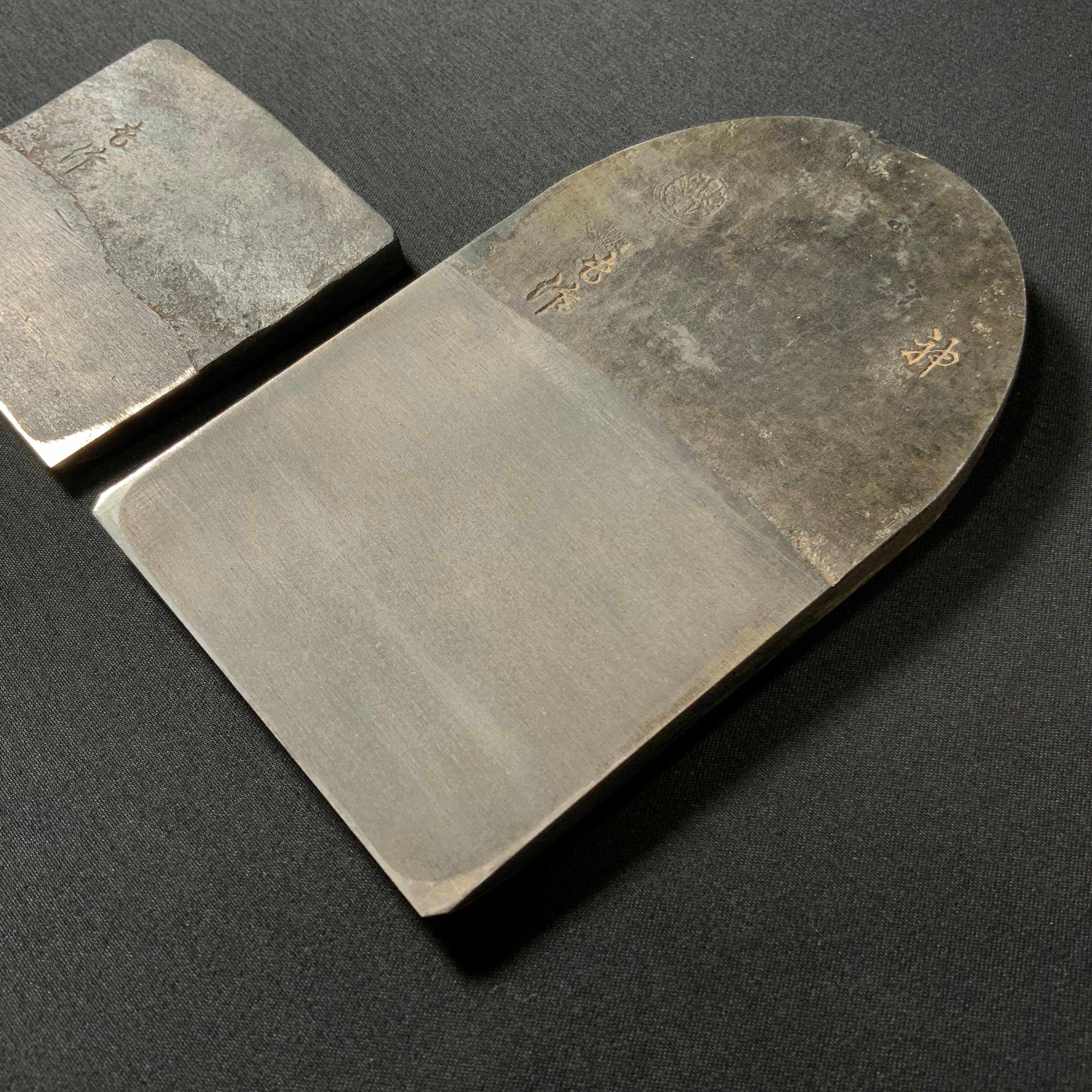 Old stock Mosaku Kandakikuo Plane (Kanna) 掘出し物 も作 神田規久夫 仕上鉋 70mm