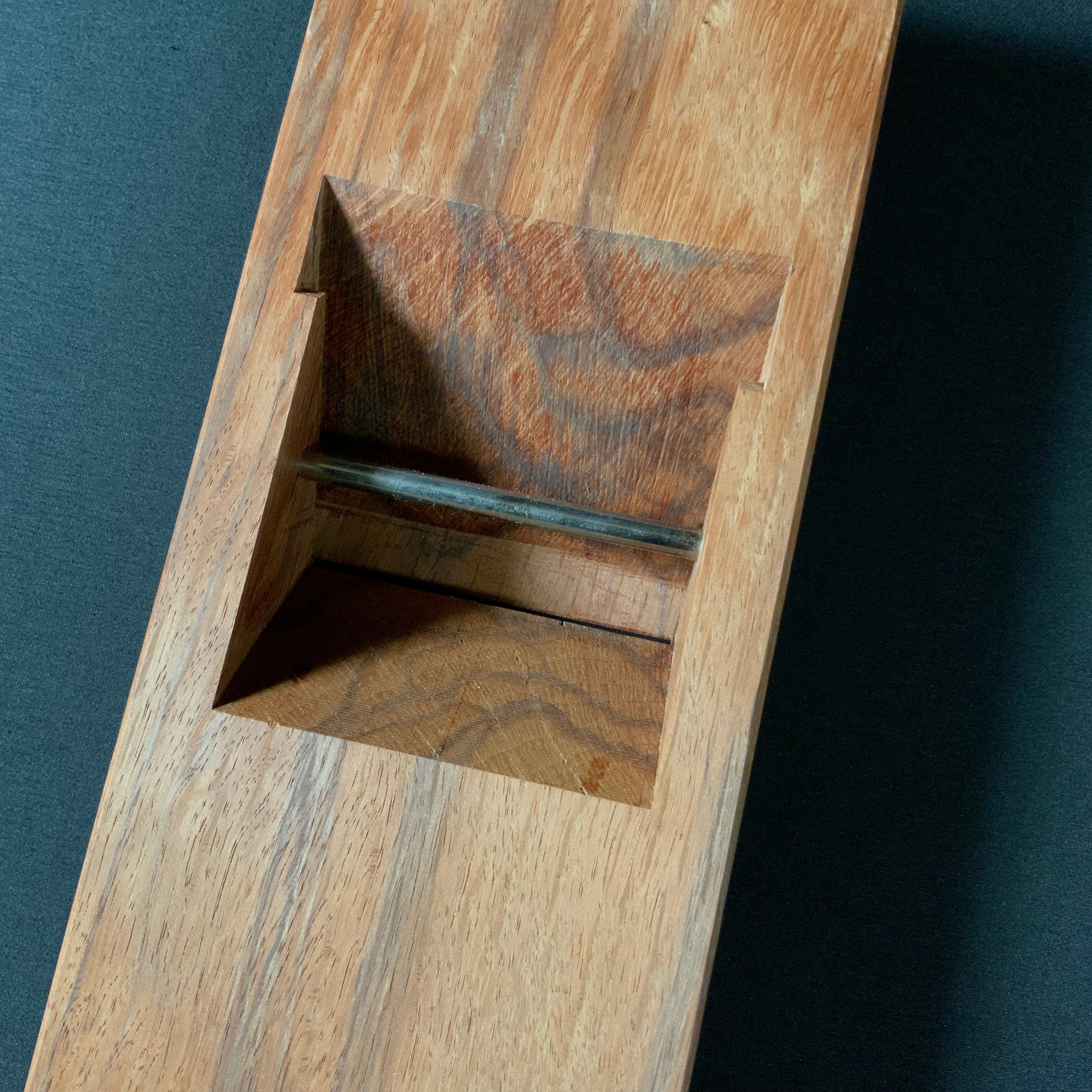 Old stock Mosaku Kandakikuo Plane (Kanna) 掘出し物 も作 神田規久夫 仕上鉋 70mm