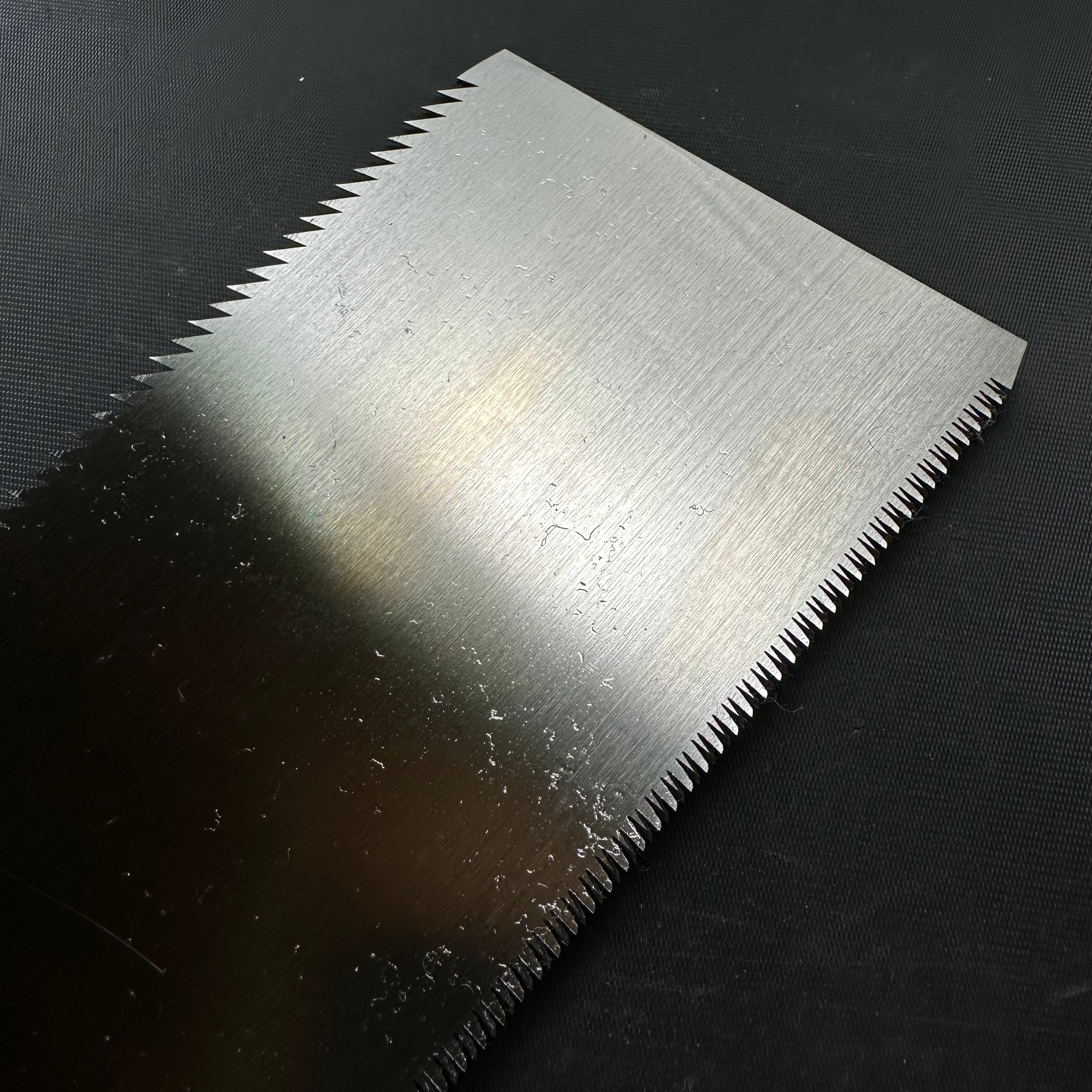 #R5 Ready to use! Old stock Double Edge (Ryoba) Saw with Eddy Type Handles set by Kurashige 直ぐ使い 倉重栄助氏目立 渦巻き柄 両刃鋸 300mm