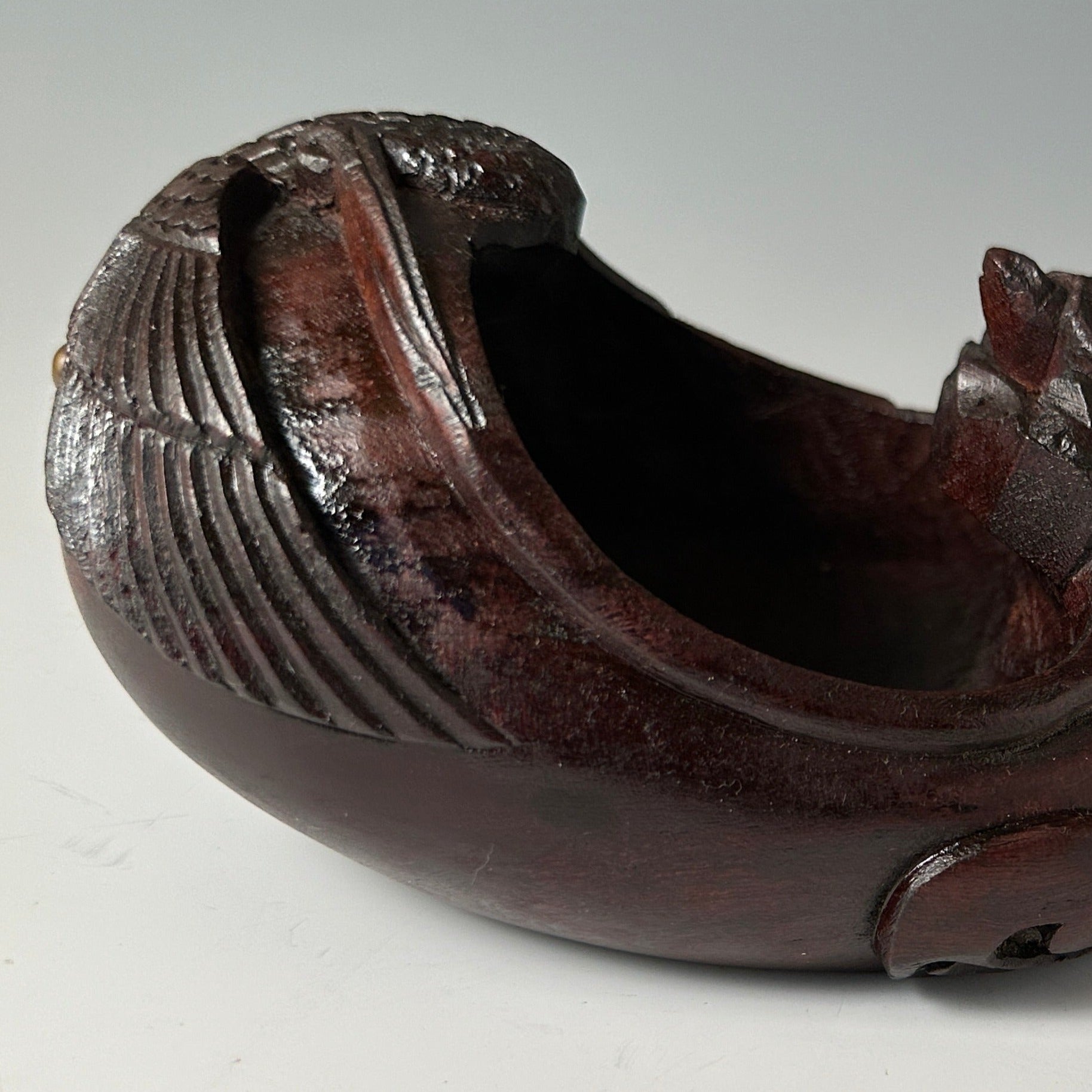 #ST45 Old Stock Japanese Carpenter Ink Pot Traditional Measuring Tools Sumitsubo by Tsubo Toyo 初代坪豊作 墨壺 鶴亀 300mm