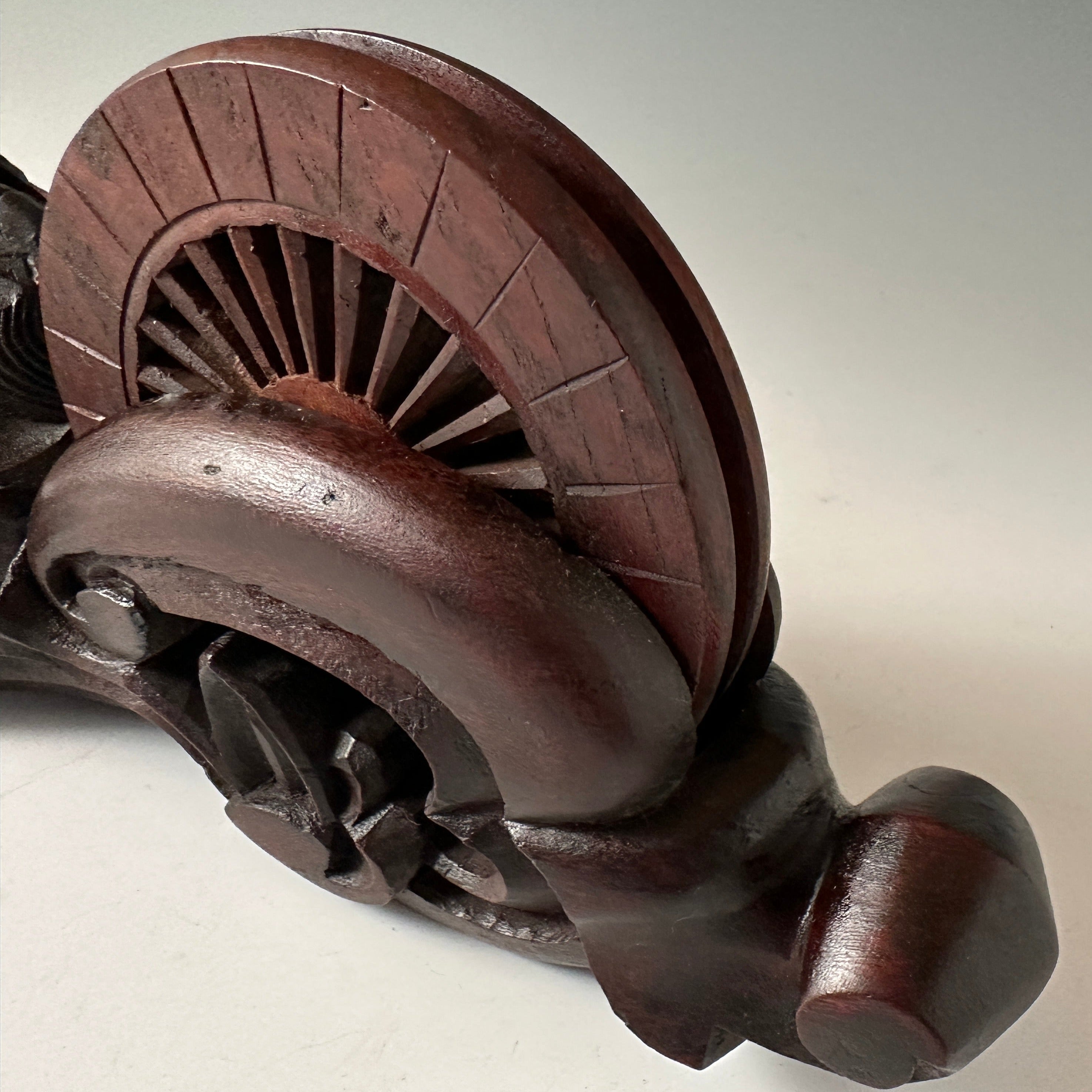 #ST45 Old Stock Japanese Carpenter Ink Pot Traditional Measuring Tools Sumitsubo by Tsubo Toyo 初代坪豊作 墨壺 鶴亀 300mm