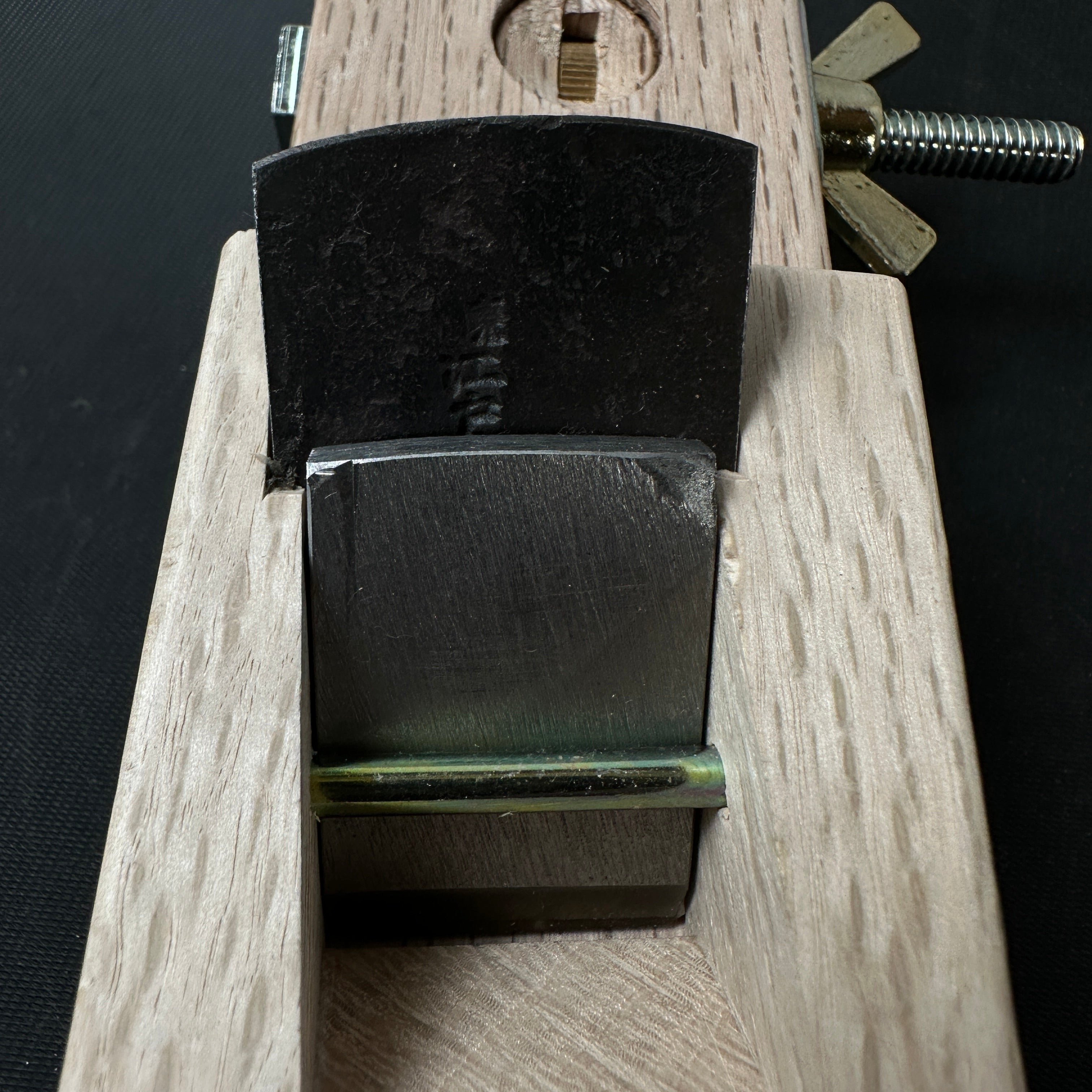 Edo Yakko Chamfer Plane by Komori 45° with SK steel 江戸奴 自由角面取鉋 小森作 イスカ 30mm
