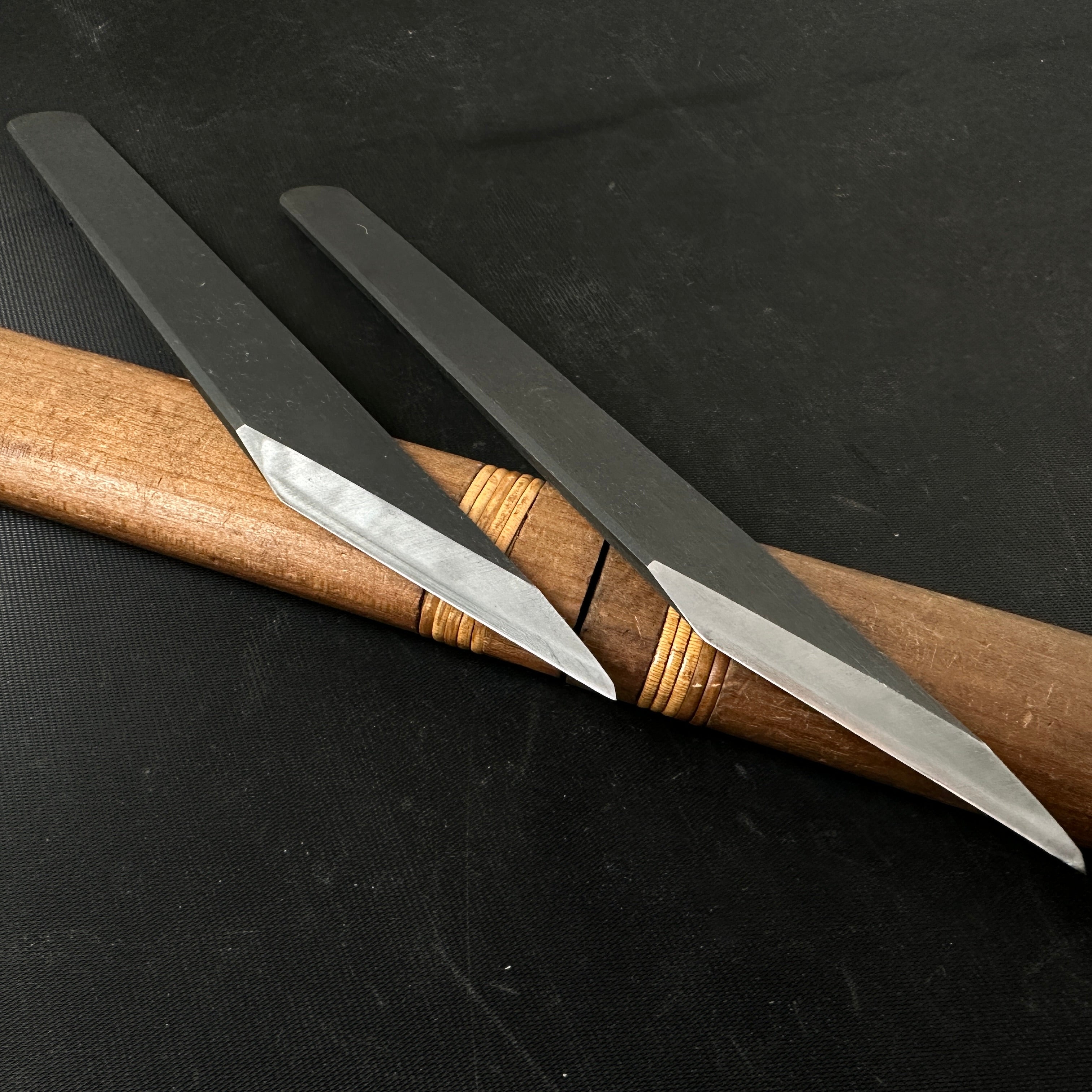 Ichikansai Sakamitsu Kiridashi Kokatana with White Steel #2 一貫斎 坂光作 切出小刀 右