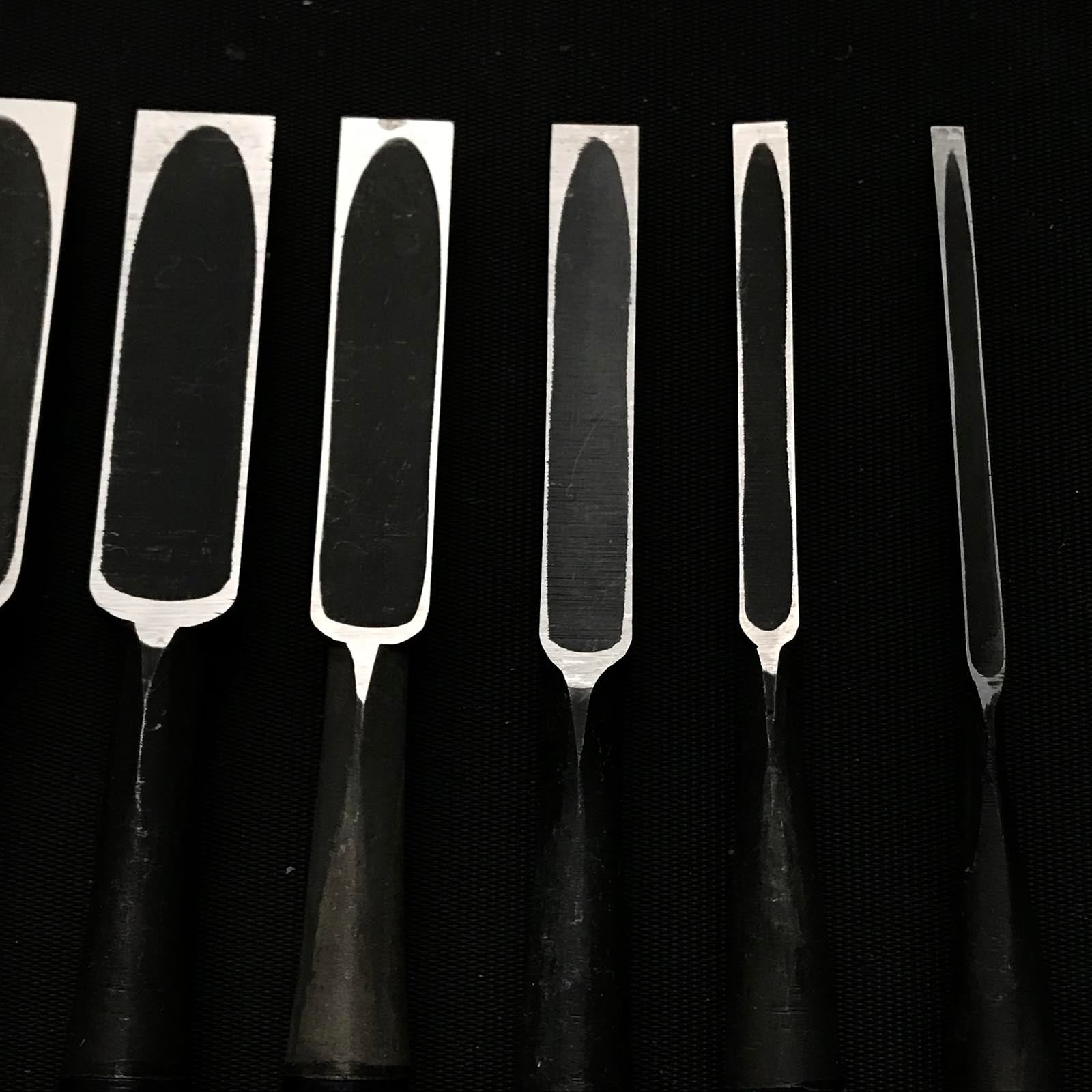 Sukekura Bench chisels set with White steel 助倉 追入組鑿 白紙鋼 Oirenomi