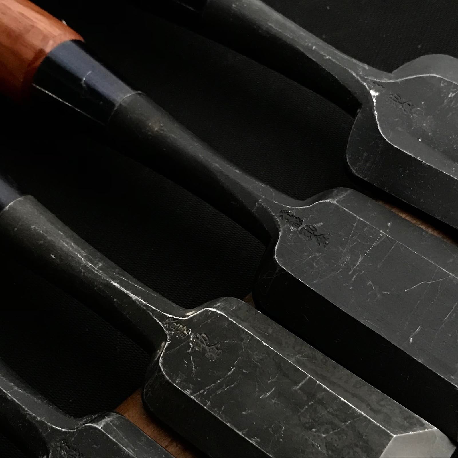 Sukekura Bench chisels set with White steel 助倉 追入組鑿 白紙鋼 Oirenomi