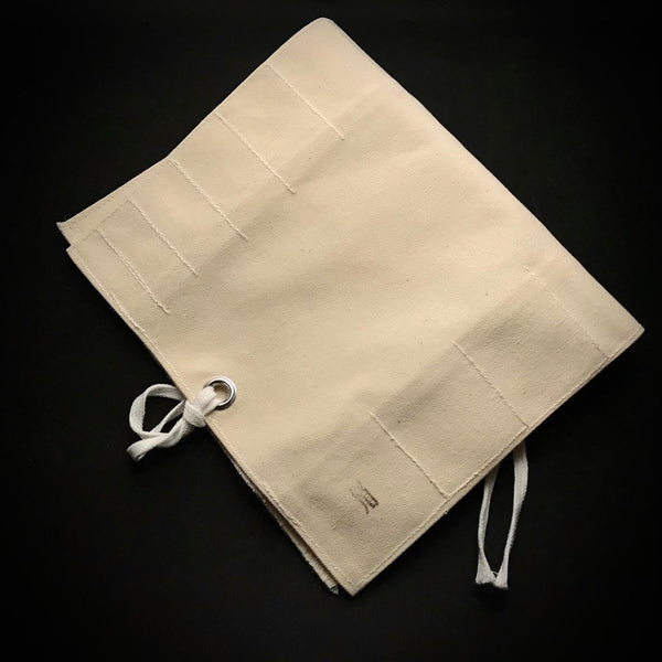 Chisel and Tool Roll Cloth Bag For Timber chisels  鑿巻き 叩き鑿用 布製