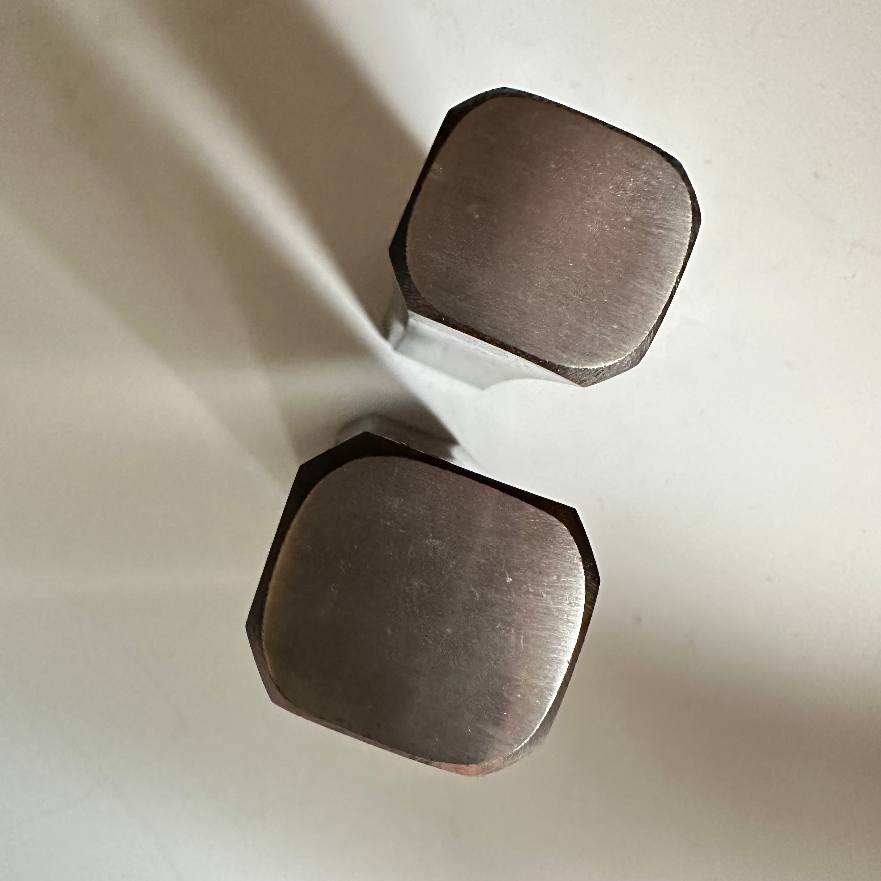 Old stock for Munehomale Octagon Hammers Blonze finish 掘出し物 小桧山作 八角玄翁 ブロンズ仕上