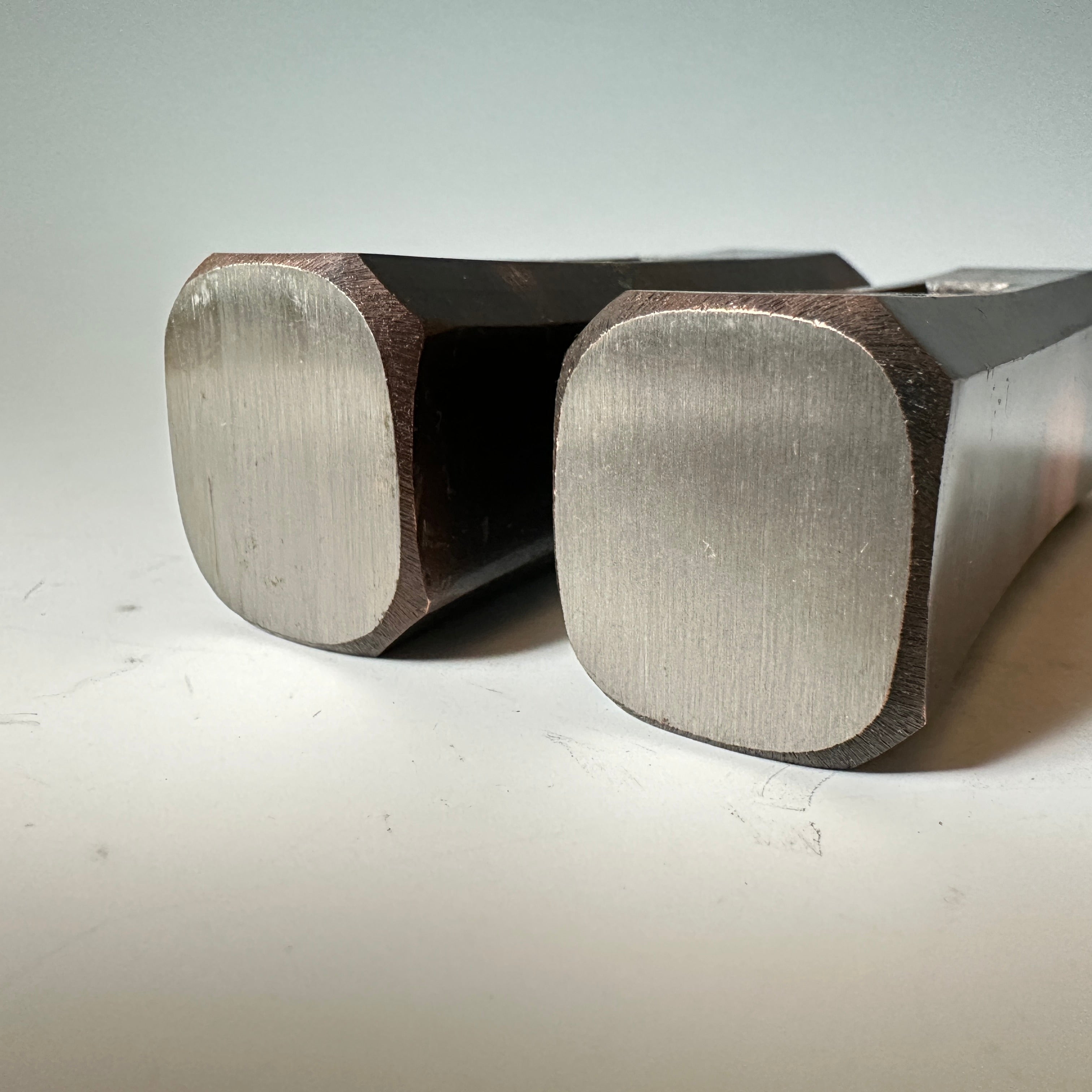 Old stock for Munehomale Octagon Hammers Blonze finish 掘出し物 小桧山作 八角玄翁 ブロンズ仕上