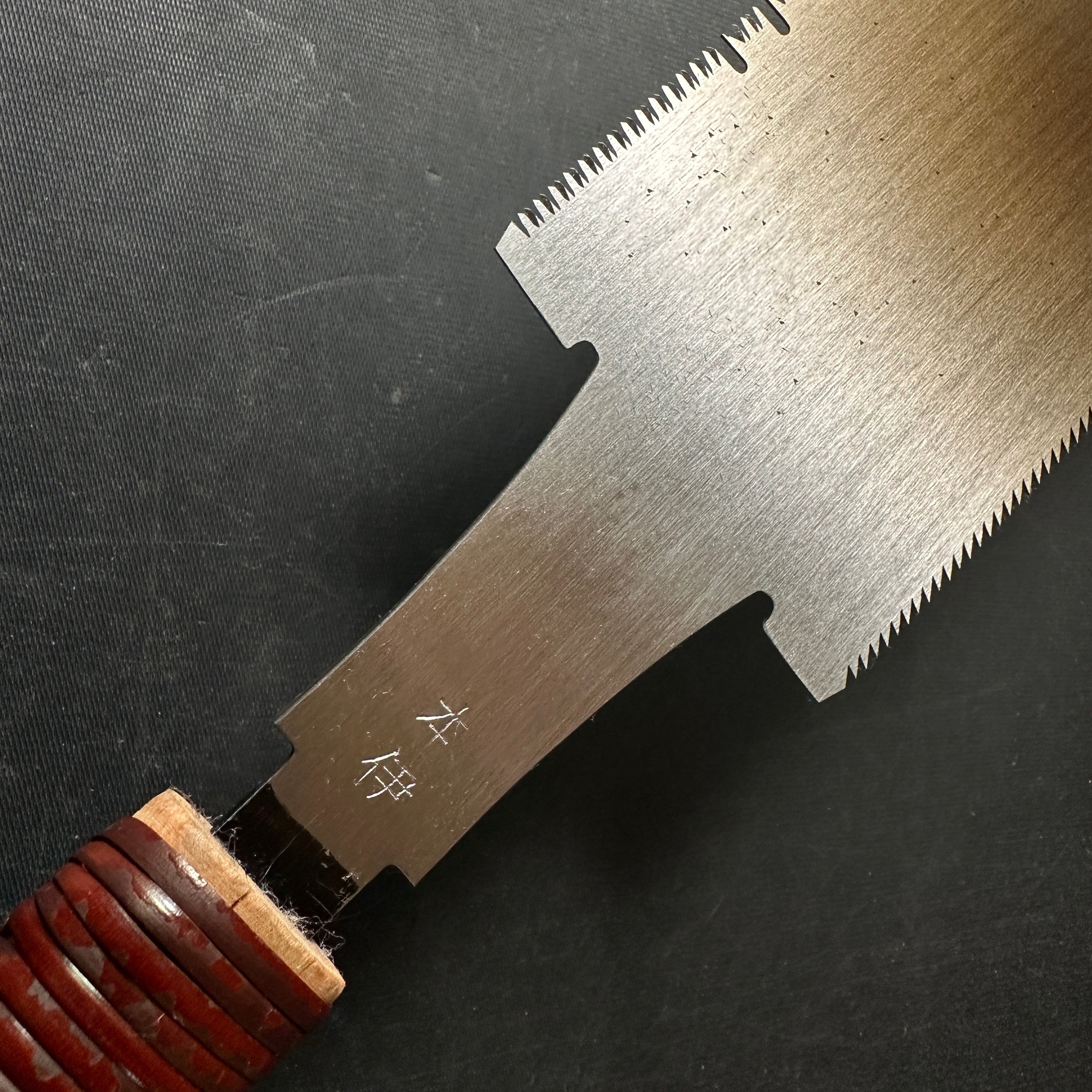 #61 Nagakatsu Double Edge (Ryoba) Saw with Eddy Type Handles For Soft Wood 長勝鋸 両刃鋸 渦巻き柄 針葉材用 225mm