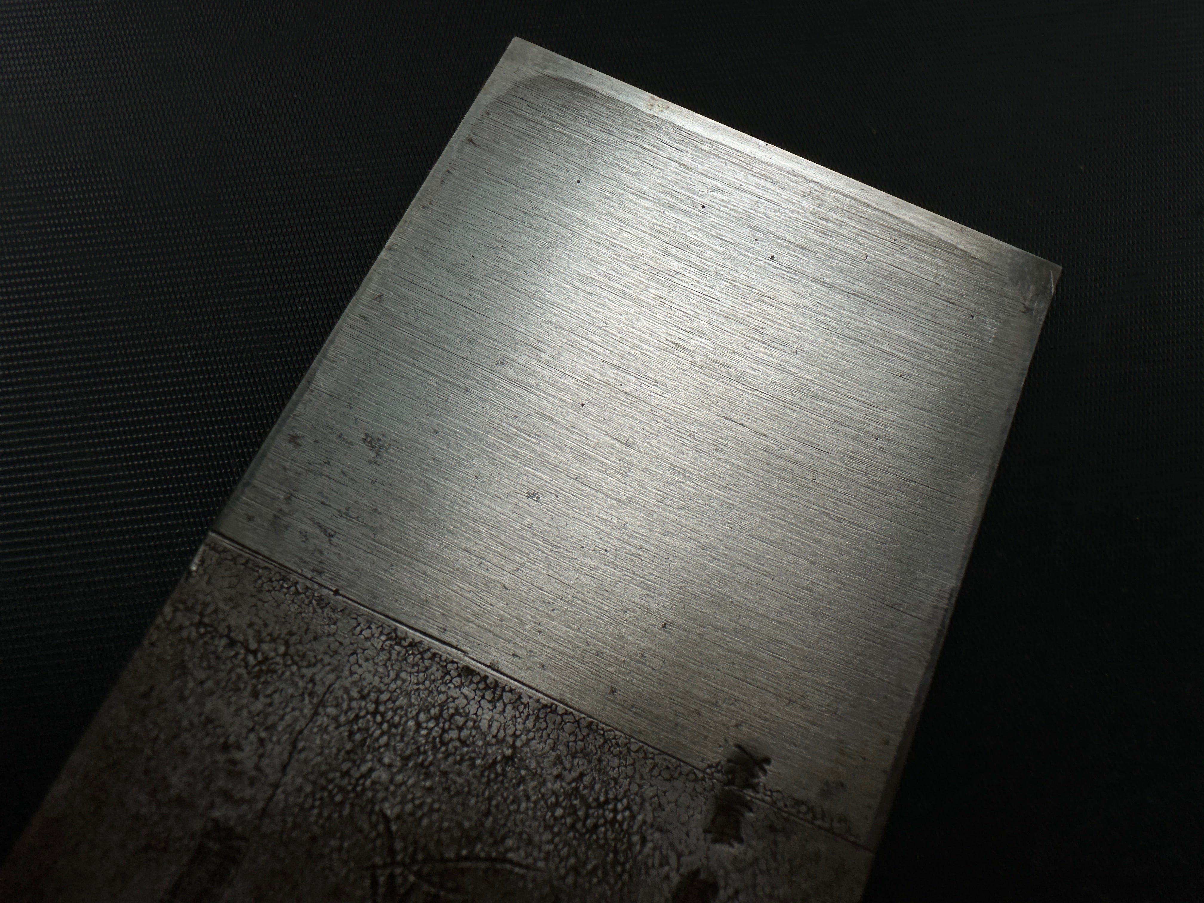 Old stock Shigenobu Smoothing Plane (Kanna) by Kiyoshi Nagamine 掘出し物 重延 長嶺喜好作 仕上げ鉋 70mm