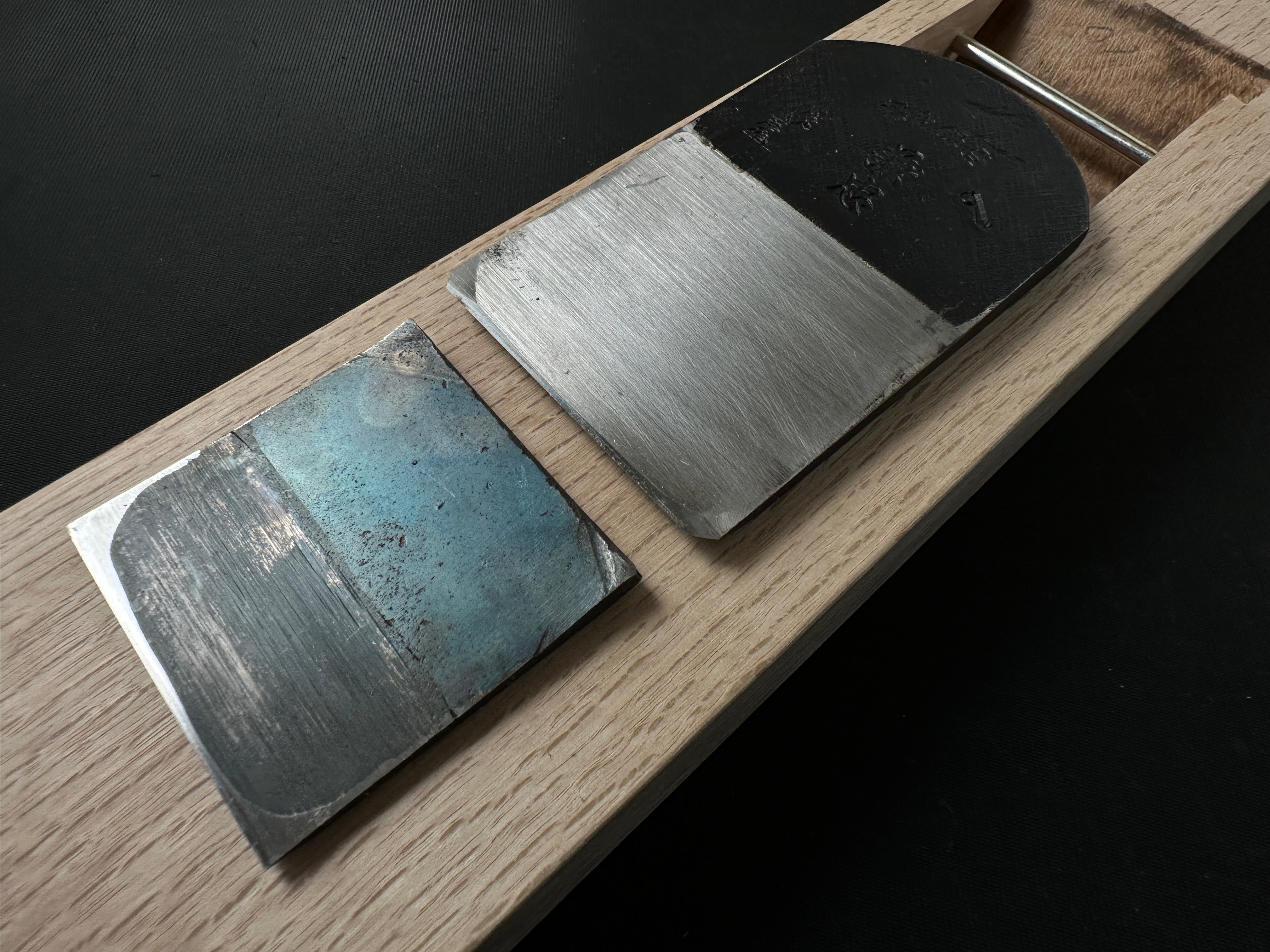 Ready to use!! Kanetada Smoothing Long body Plane (Nagadai-Kanna)with Koyoshiya dai 直ぐ使い 兼忠 玉鋼 初代一房作 仕上げ鉋 小吉屋 長台 70mm