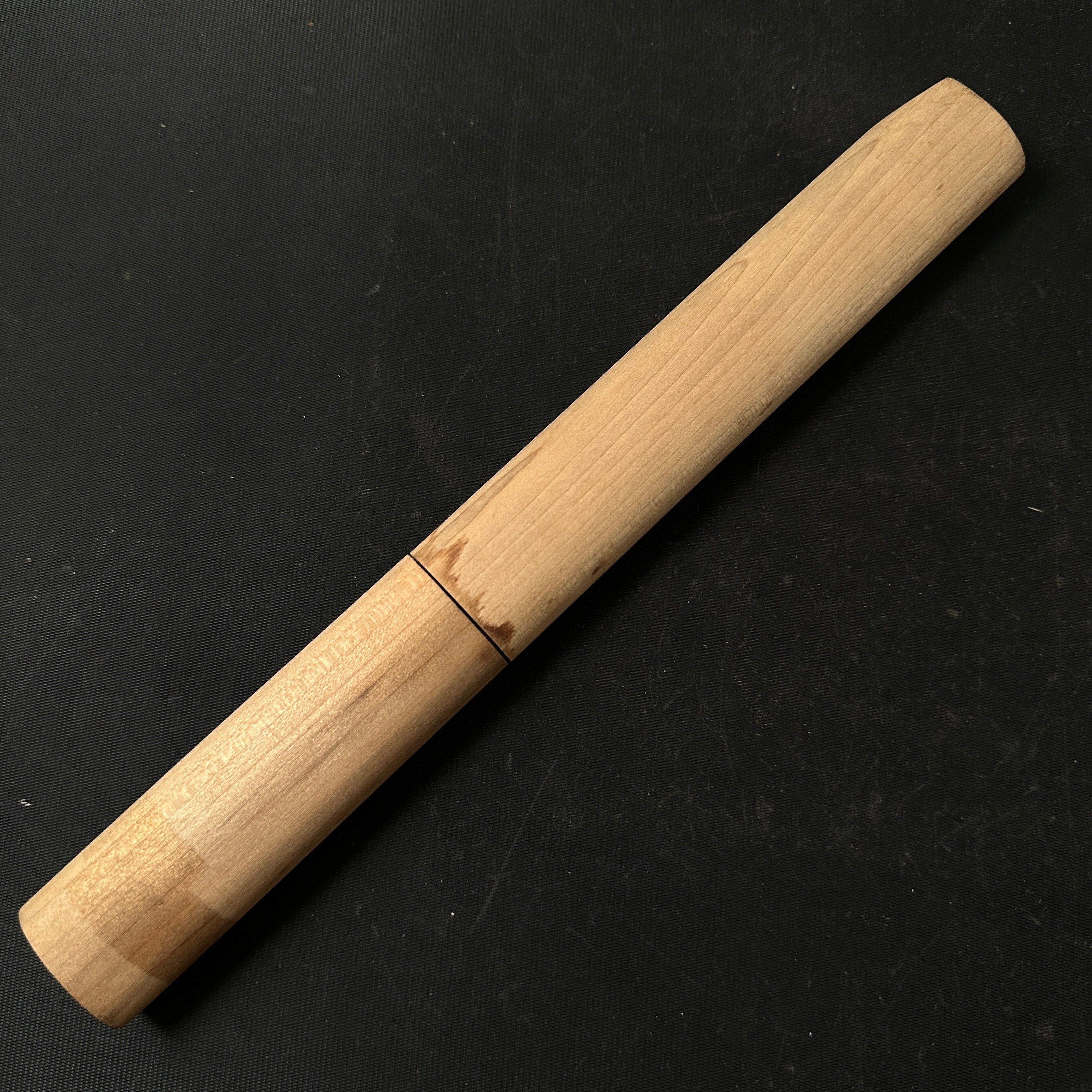 Old stock #3 Sakamitsu 1st generation Kuri Kokatana with white steel Right 掘出し物 初代坂光 繰り小刀 右 130mm