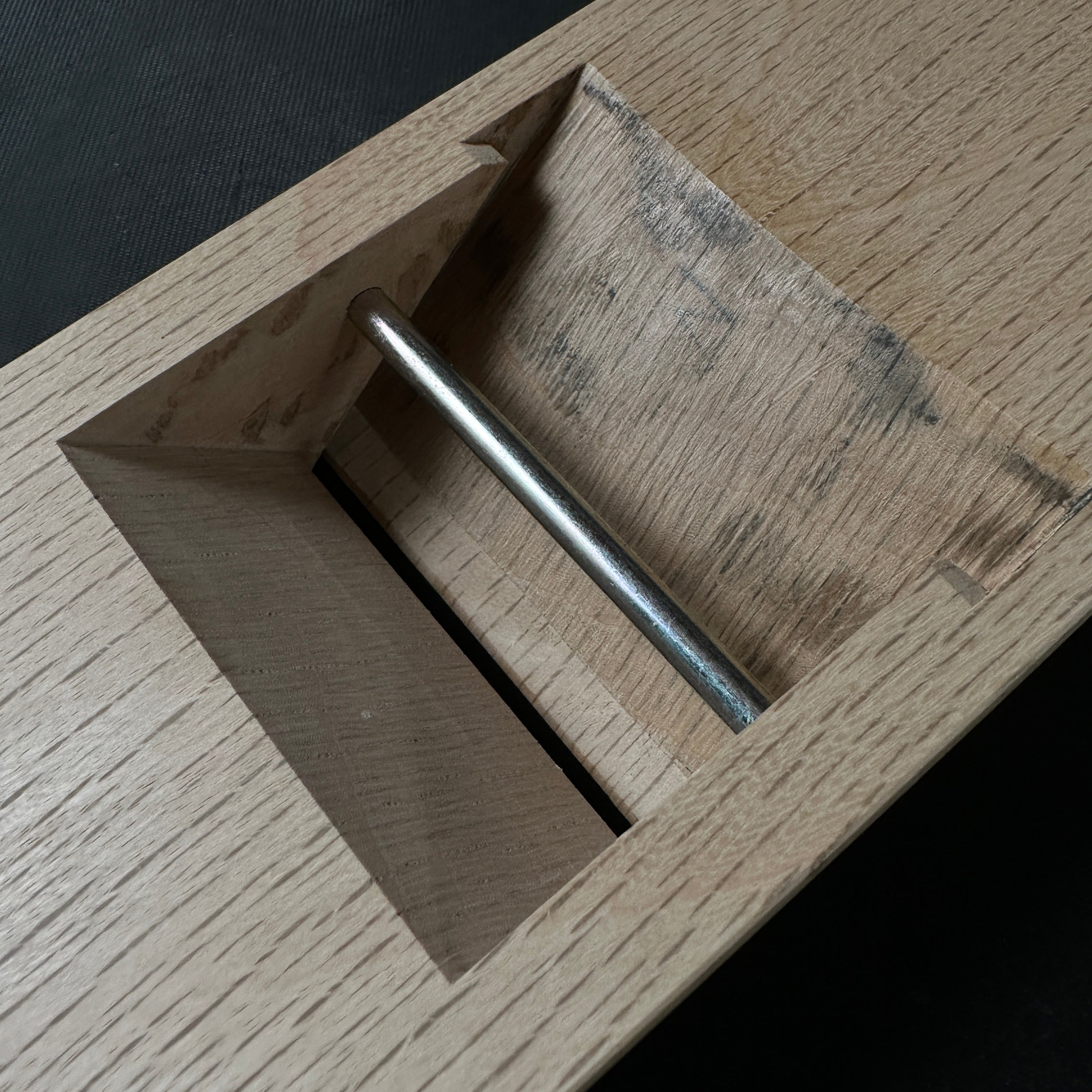 古株 直平(重信)平滑鉋(カンナ) 長峰潔作 掘り出し物 重延作 直平仕上げ鉋 70mm