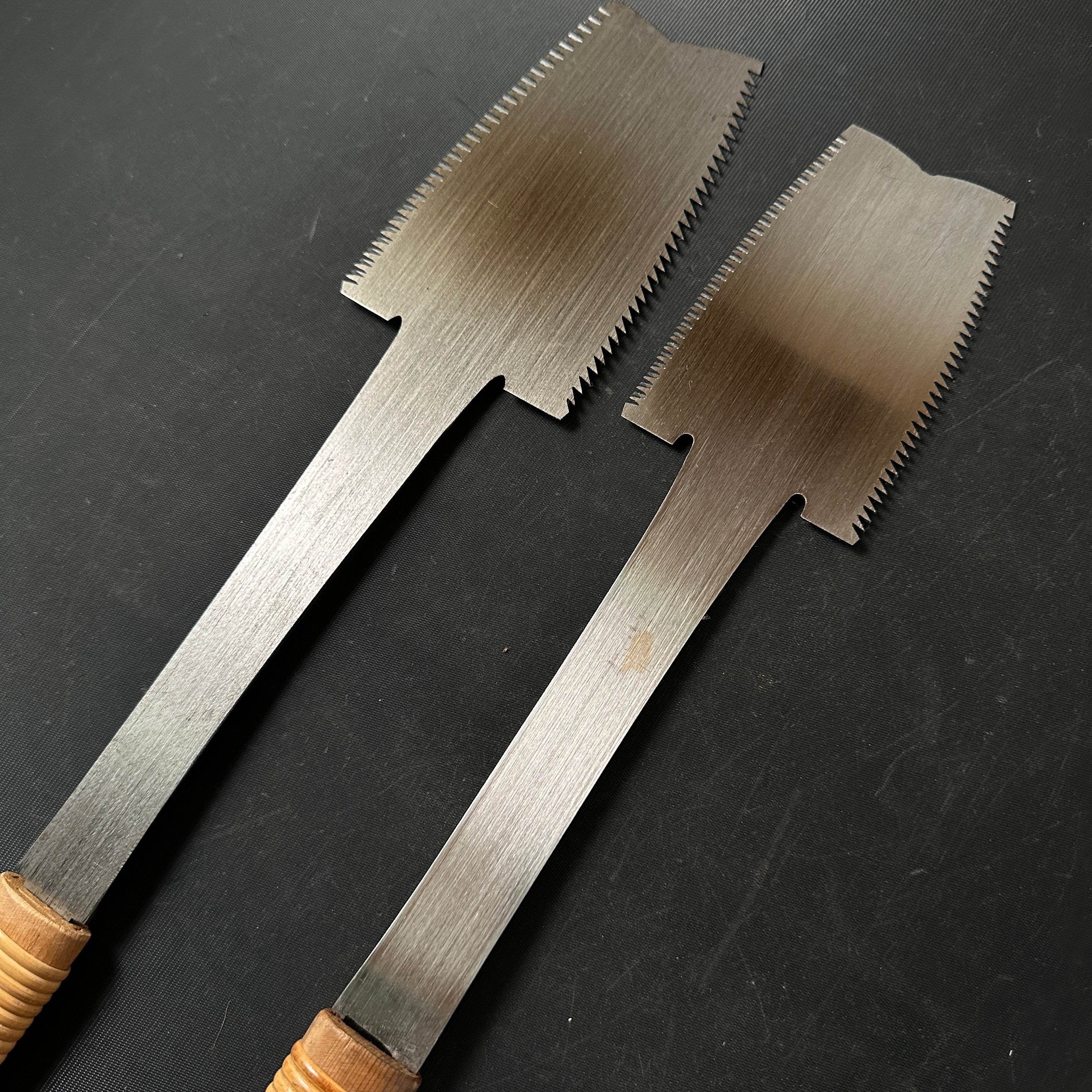 Old stock Ready to use Azebiki Nokogiri Hand made saw 掘出し物 目立て済み 畔挽き鋸 105,120mm