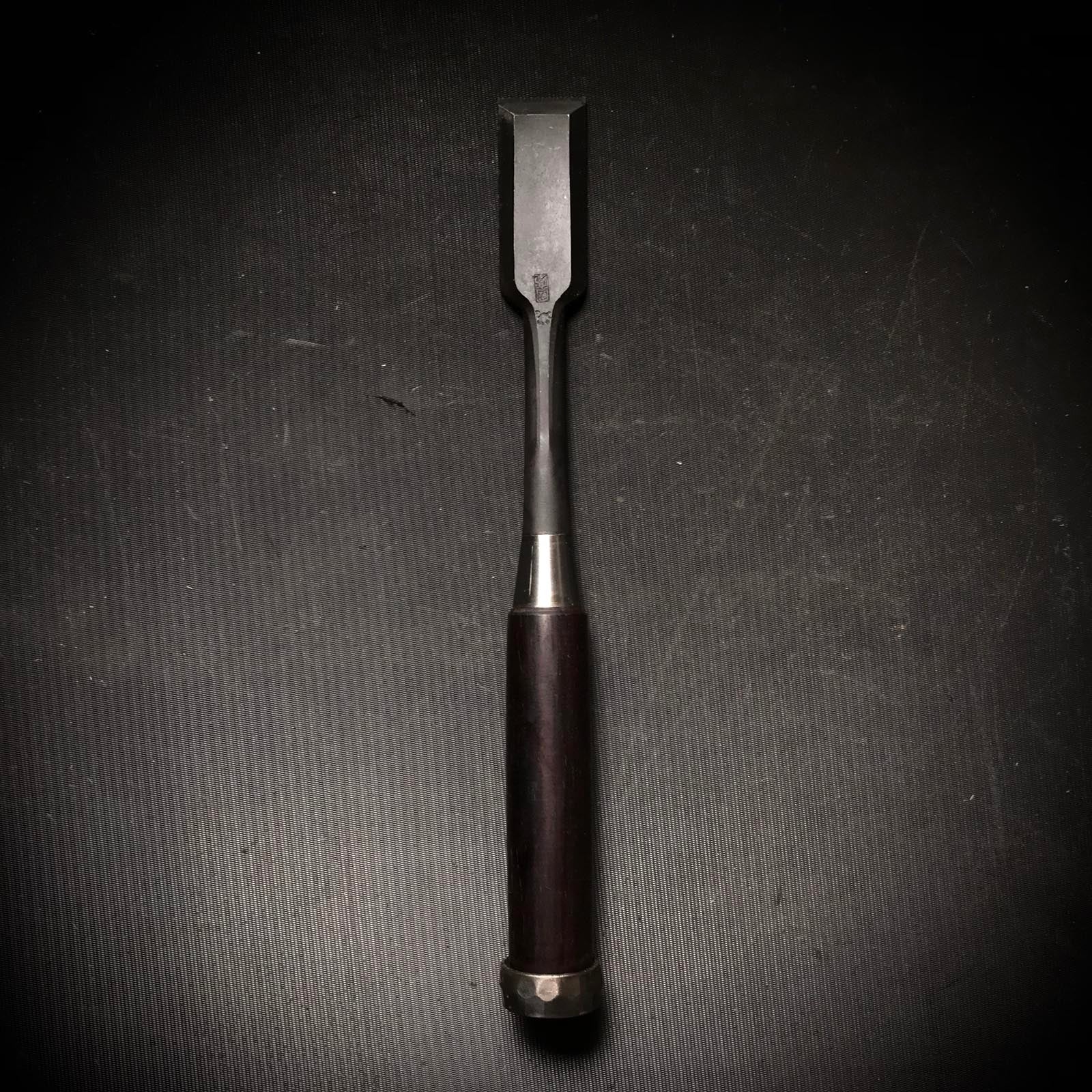 Old Stock Kunikei 3rd Generation Long Neck Bench Chisels 掘出し物 池田慶郎氏 三代目国慶作 首長追入鑿 24mm