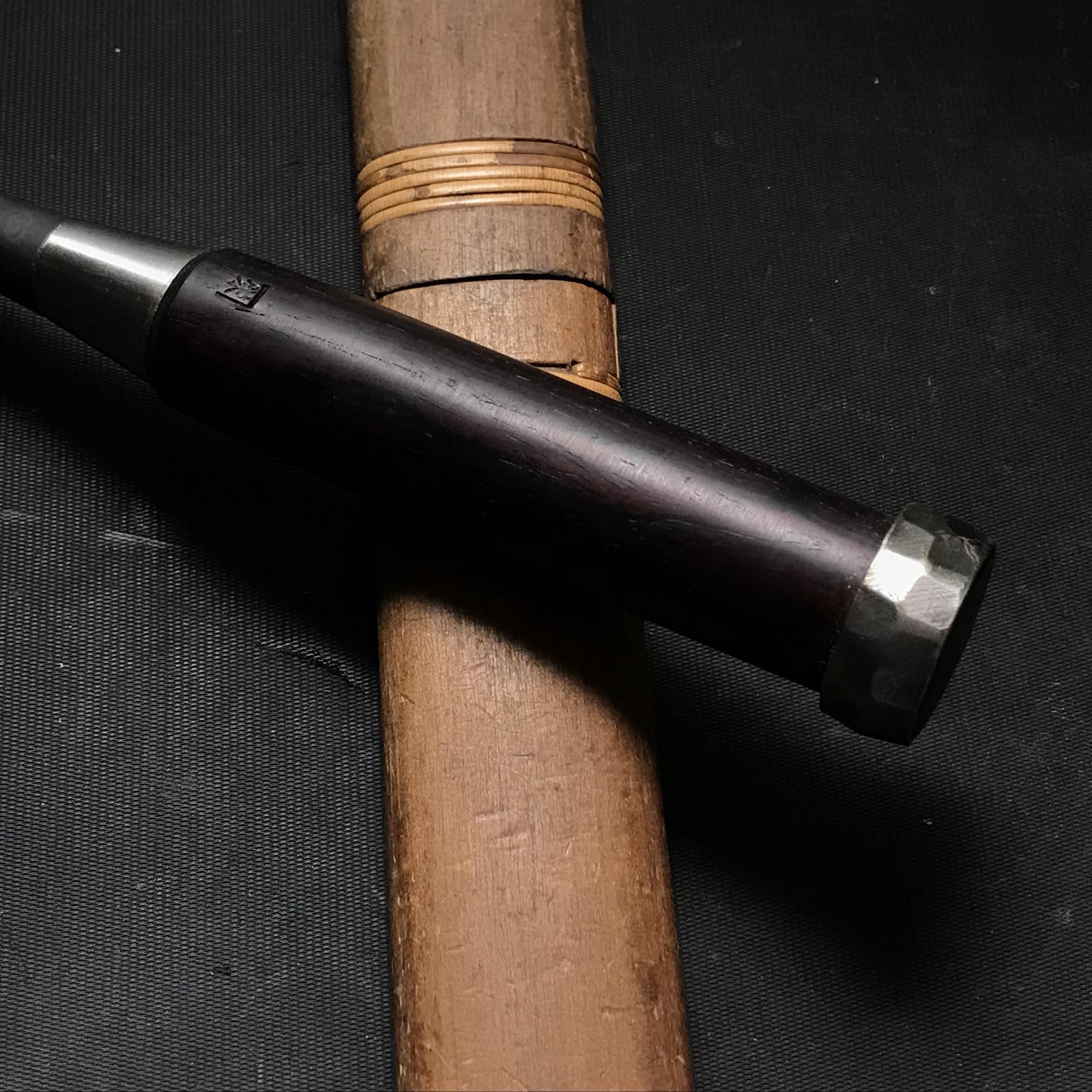 Old Stock Kunikei 3rd Generation Long Neck Bench Chisels 掘出し物 池田慶郎氏 三代目国慶作 首長追入鑿 24mm